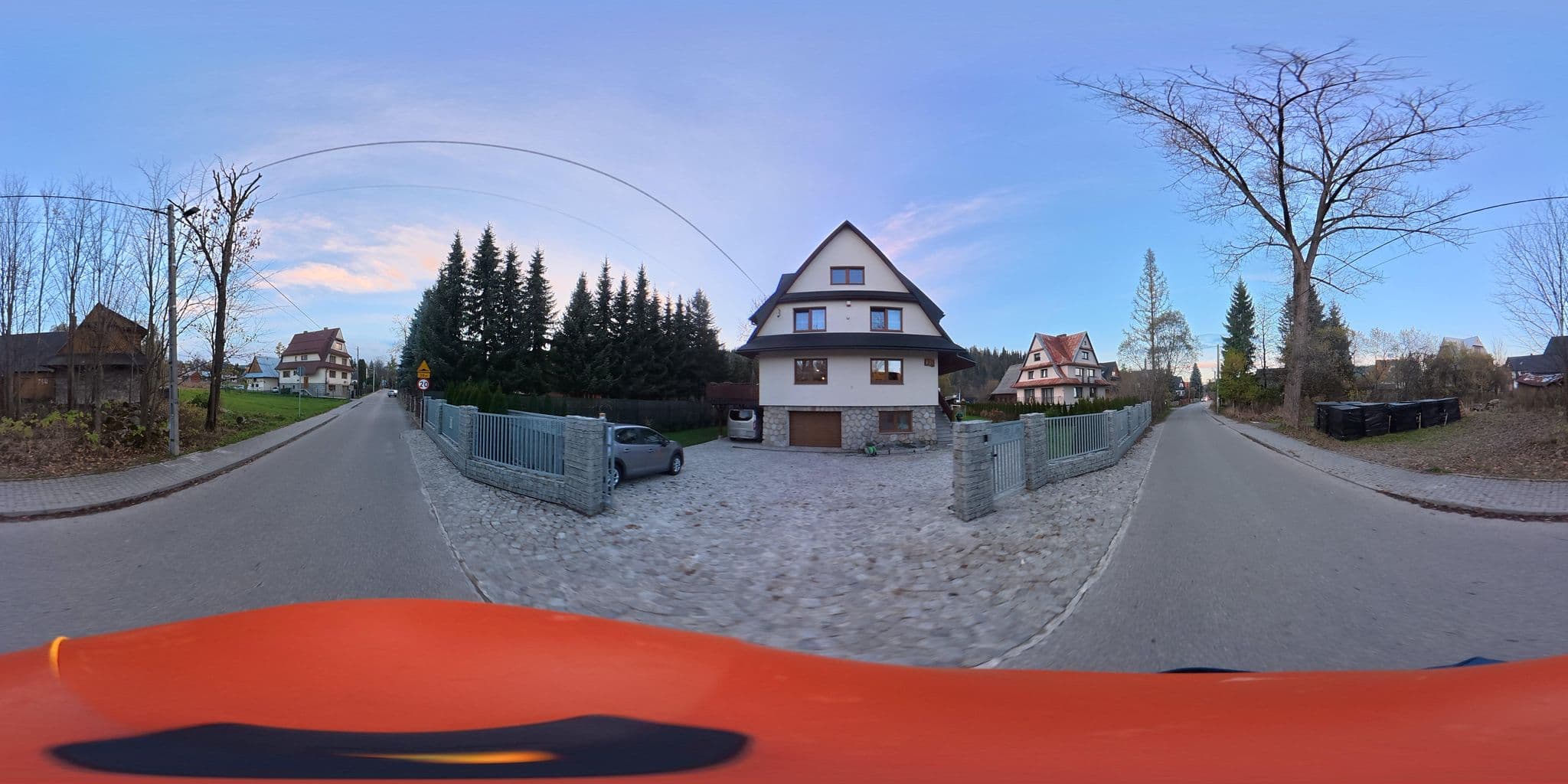Street view near Lańda Władysław. Wynajem Pokoi, Poronin — © awizonosz (CC BY-SA · Mapillary)