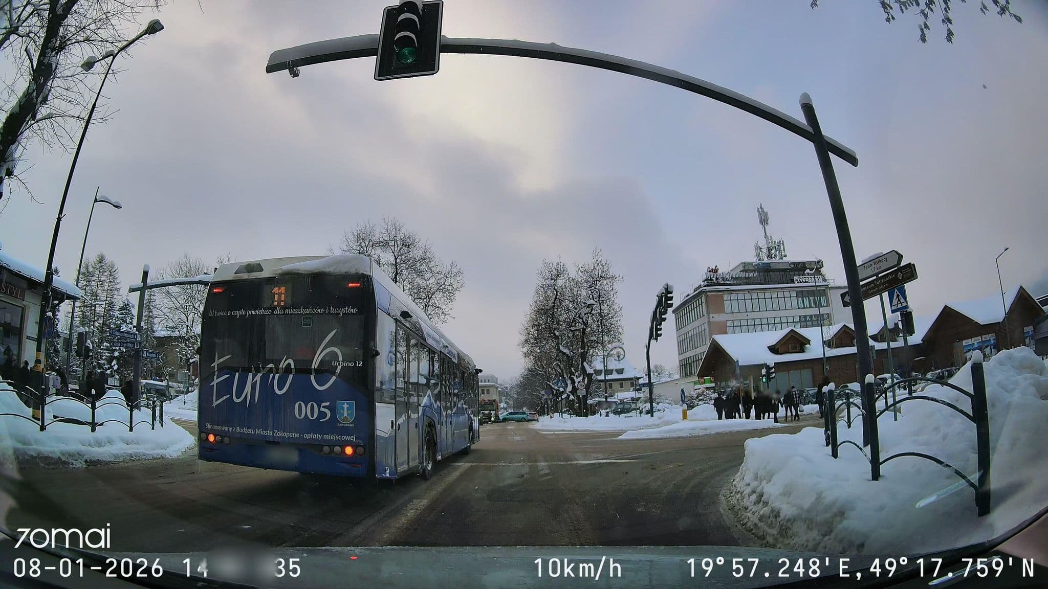 Street view near Willa Szafran, Zakopane — © doriel (CC BY-SA · Mapillary)