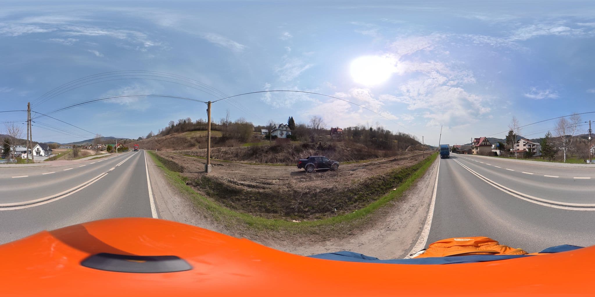 Street view near Franio. Pensjonat. Sitkowski F., Mszana Dolna — © awizonosz (CC BY-SA · Mapillary)