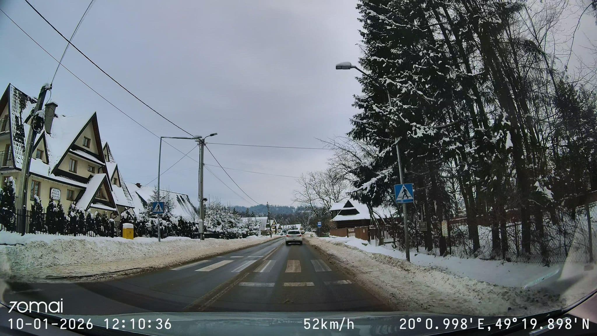 Street view near Pensjonat Tatrzański Gościniec, Poronin — © doriel (CC BY-SA · Mapillary)