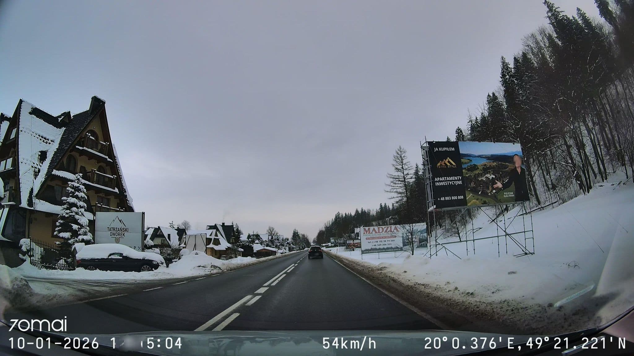 Street view near Tatrzański Dworek, Poronin — © doriel (CC BY-SA · Mapillary)