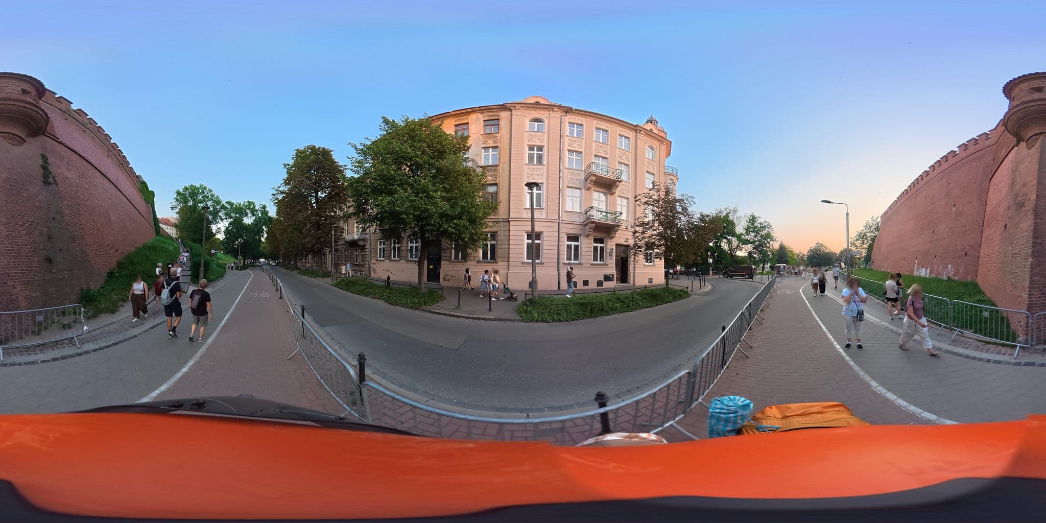 Street view near AR Apartments, Kraków — © awizonosz (CC BY-SA · Mapillary)