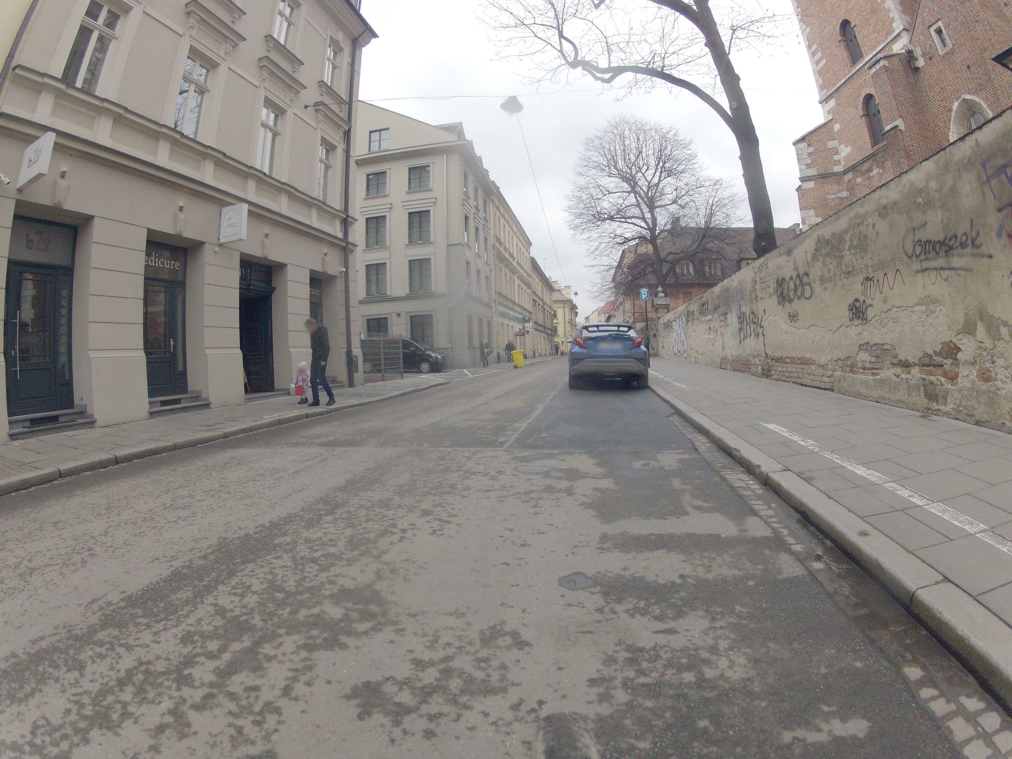 Street view near Bc 29 Residence, Kraków — © ekeshkekesh (CC BY-SA · Mapillary)