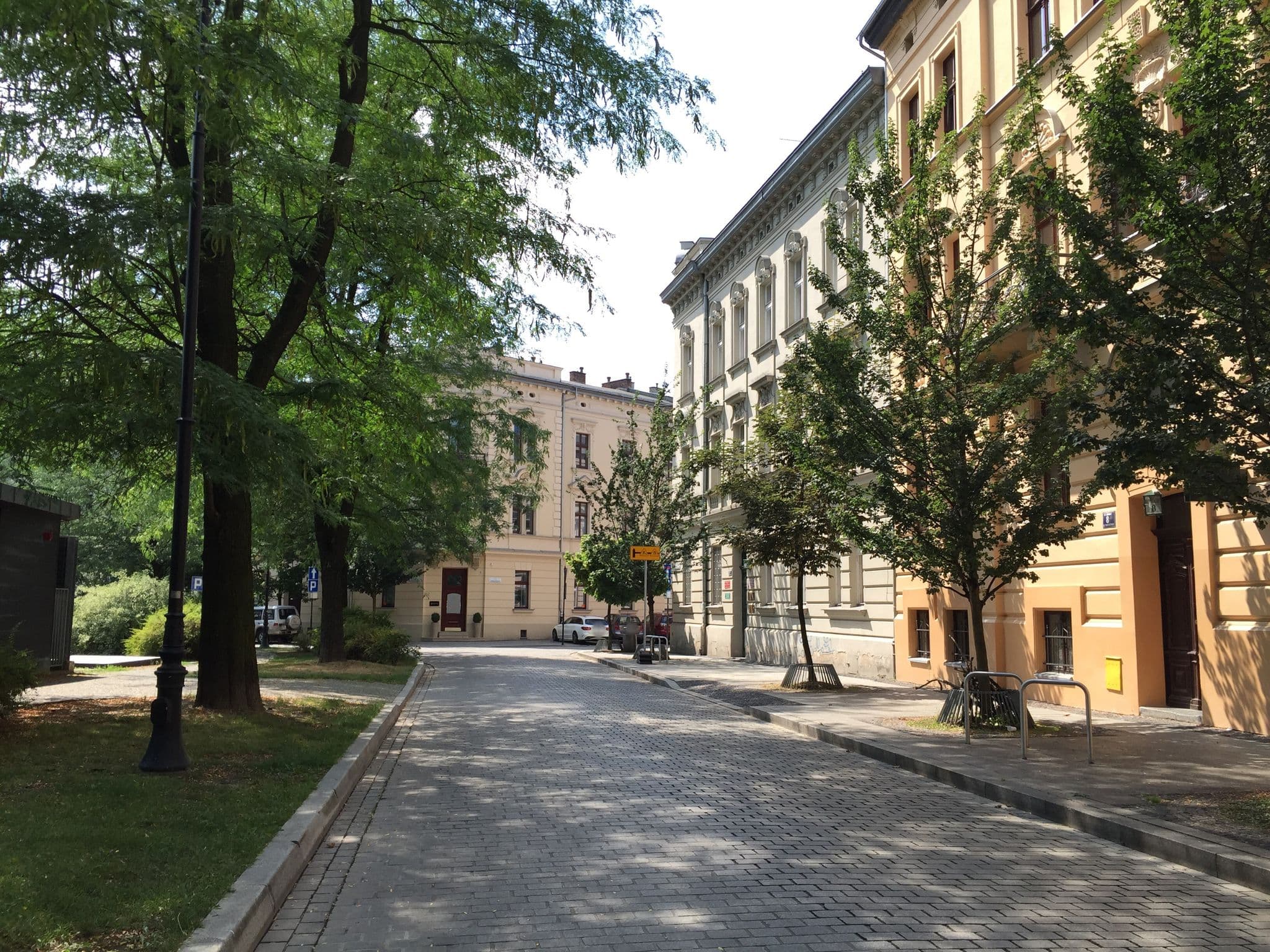 Street view near Travellers Inn Krakow Hostel, Kraków — © richlv (CC BY-SA · Mapillary)