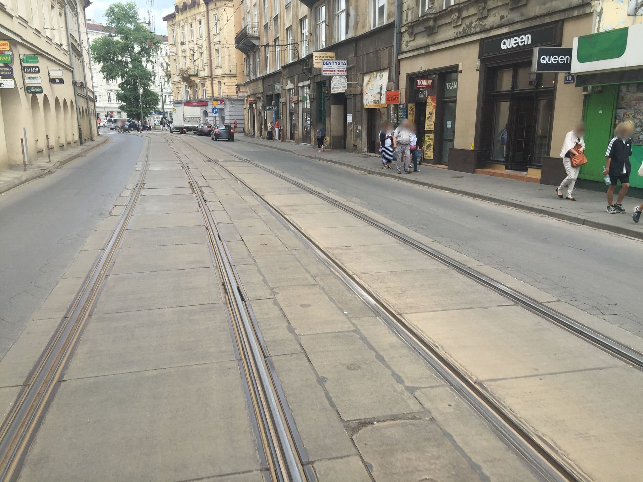 Street view near Hotello Apartments, Kraków — © richlv (CC BY-SA · Mapillary)