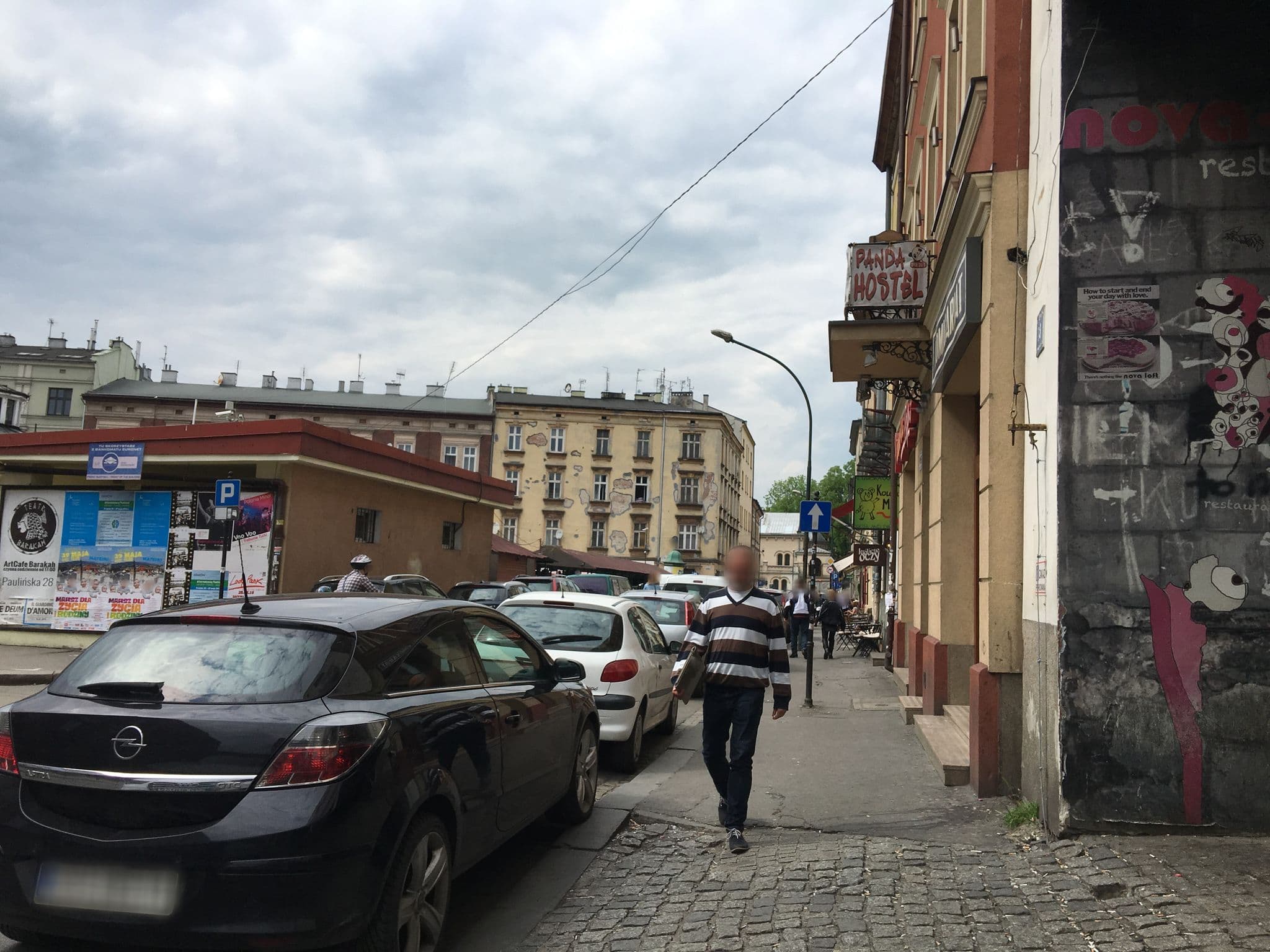 Street view near Hostel Atrakcyjny Kazimierz, Kraków — © kgvx (CC BY-SA · Mapillary)