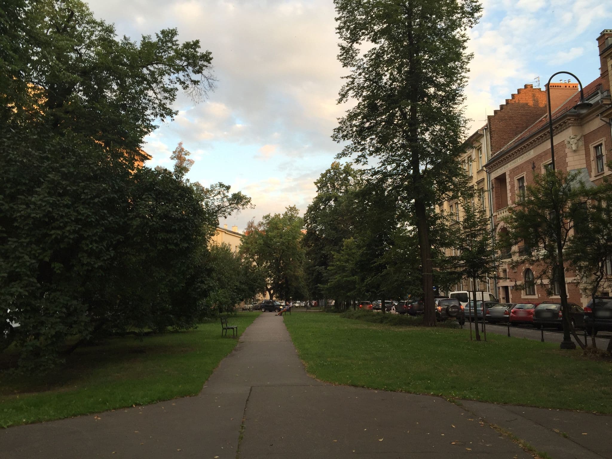 Street view near Hostel Panorama, Kraków — © richlv (CC BY-SA · Mapillary)