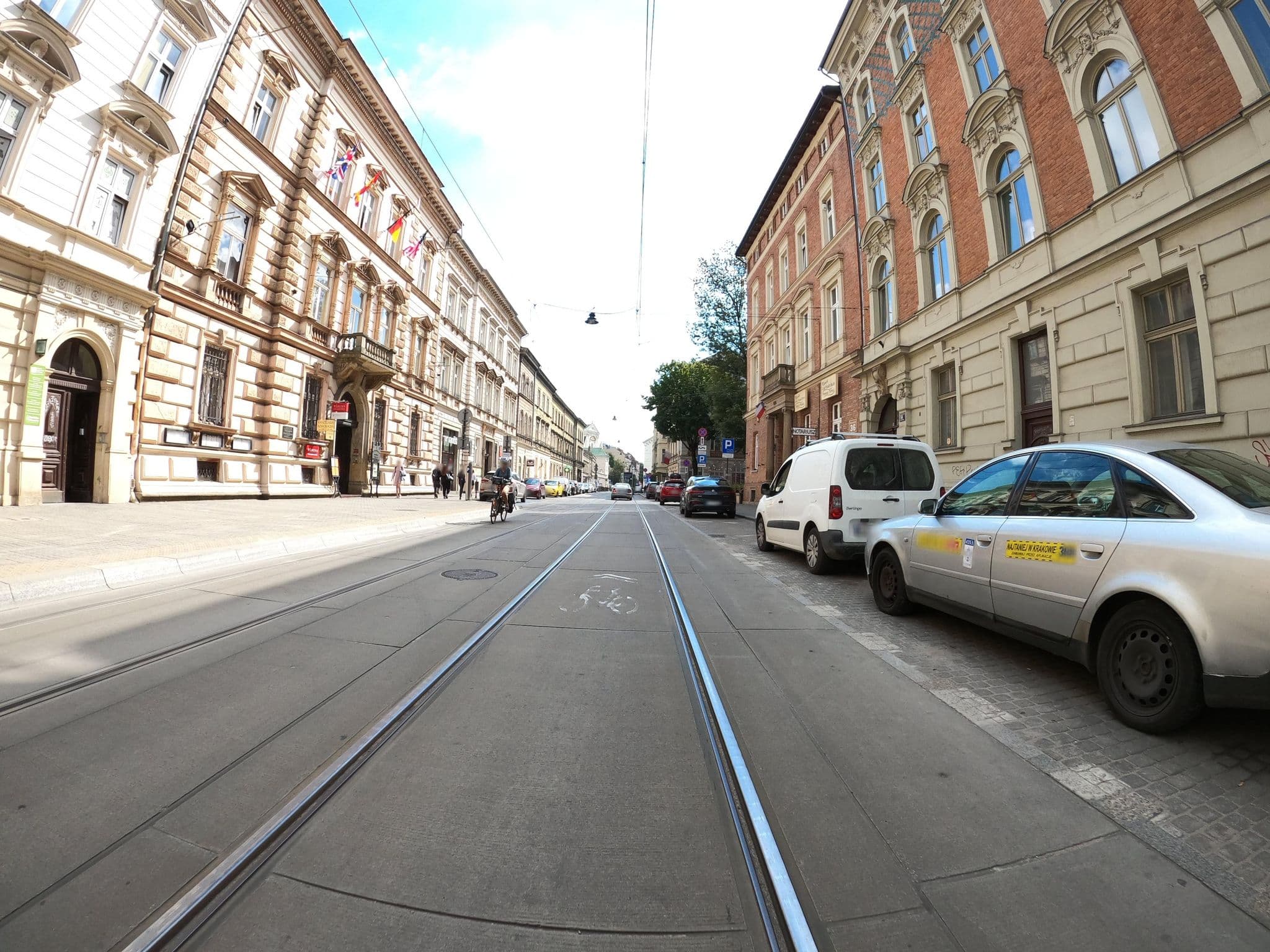 Street view near Garbary Apart Hotel Sp. z o.o., Kraków — © masterofnoroad (CC BY-SA · Mapillary)