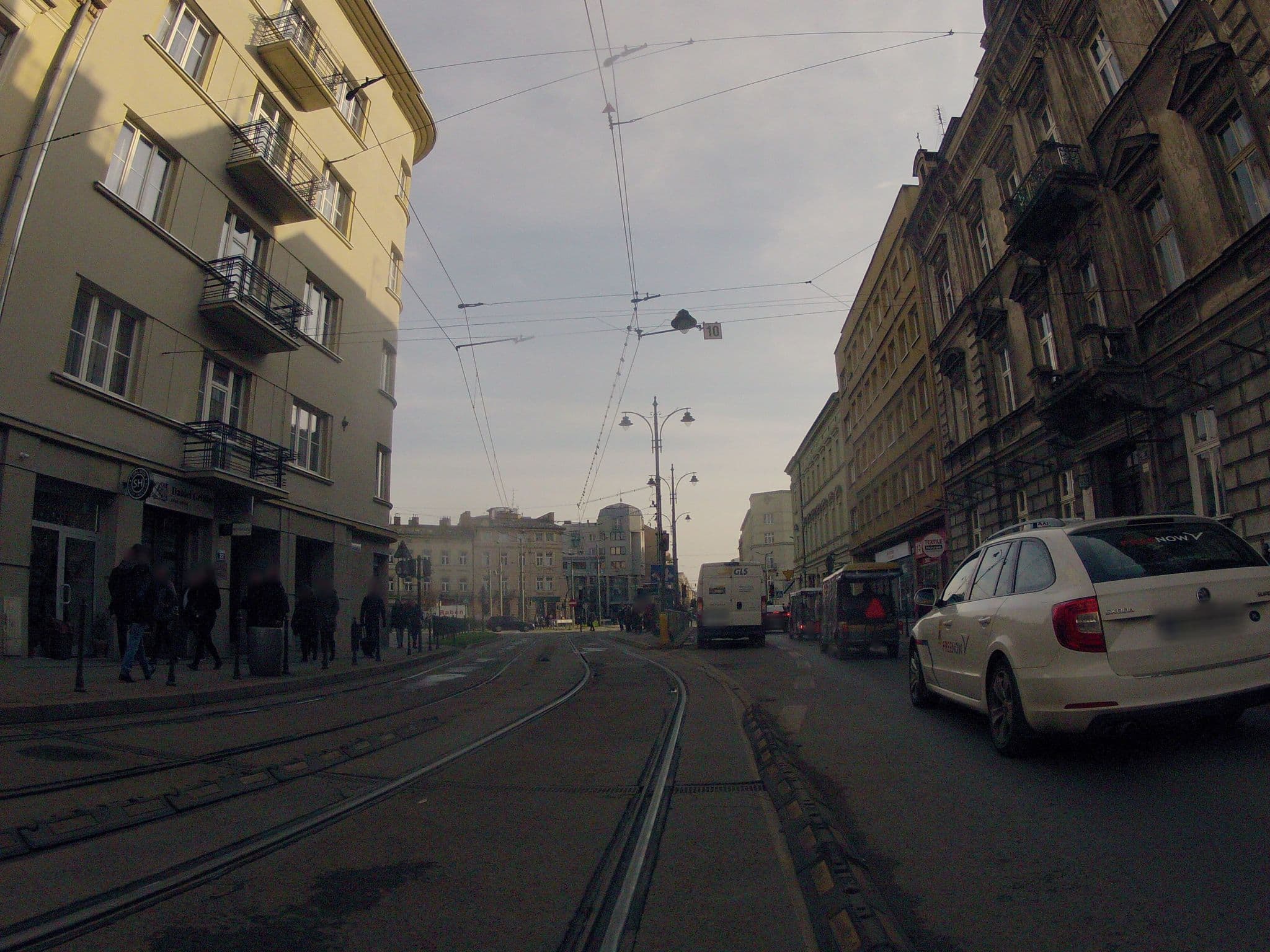 Street view near Daniel Griffin Aparthotel by Artery Hotels, Kraków — © ekeshkekesh (CC BY-SA · Mapillary)