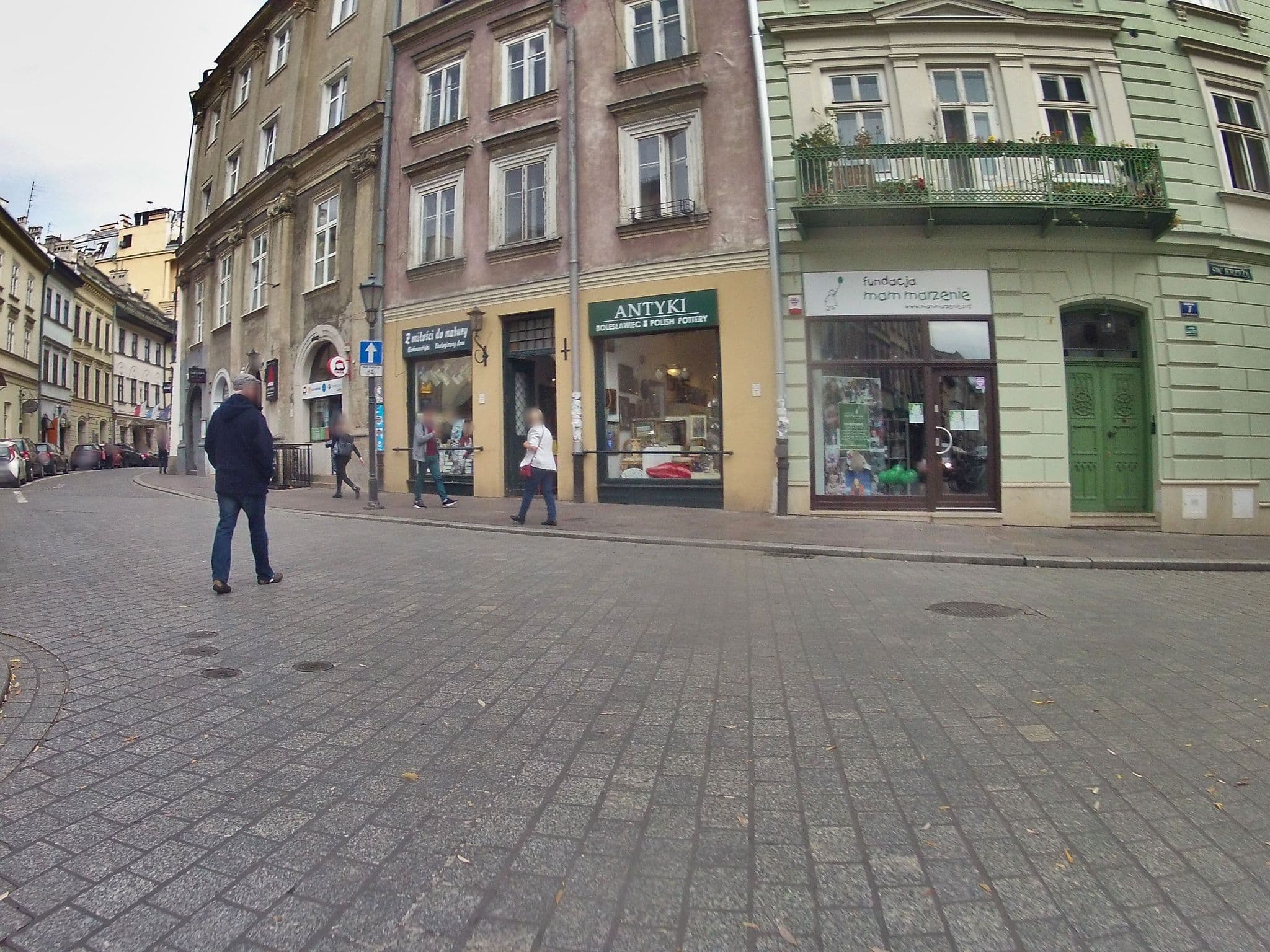 Street view near Cracow Apartments 24, Kraków — © ekeshkekesh (CC BY-SA · Mapillary)