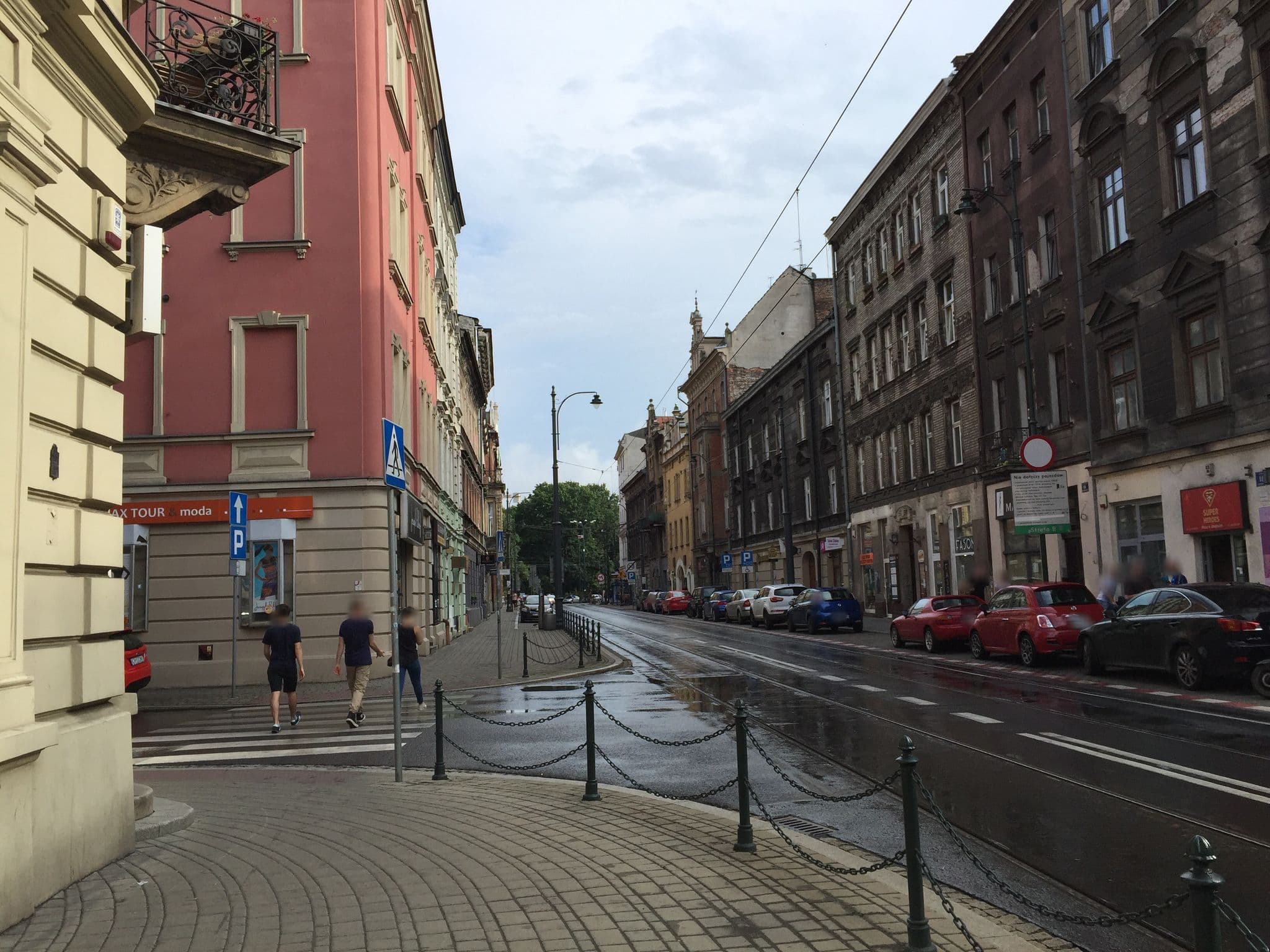 Street view near Calyx Hostel Kraków, Kraków — © richlv (CC BY-SA · Mapillary)