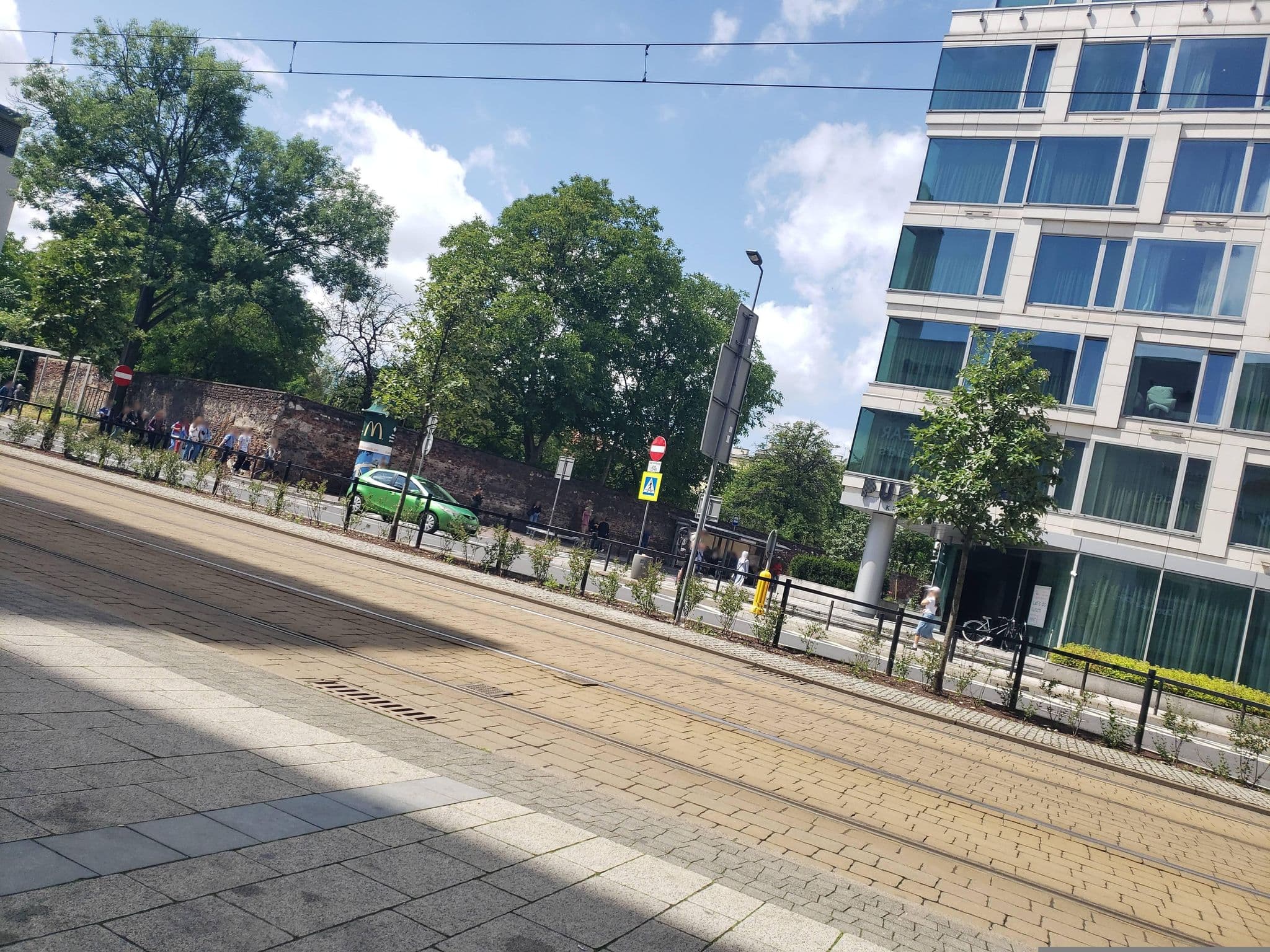 Street view near Palace Apartments Krakow Prestige, Kraków — © mapfool (CC BY-SA · Mapillary)