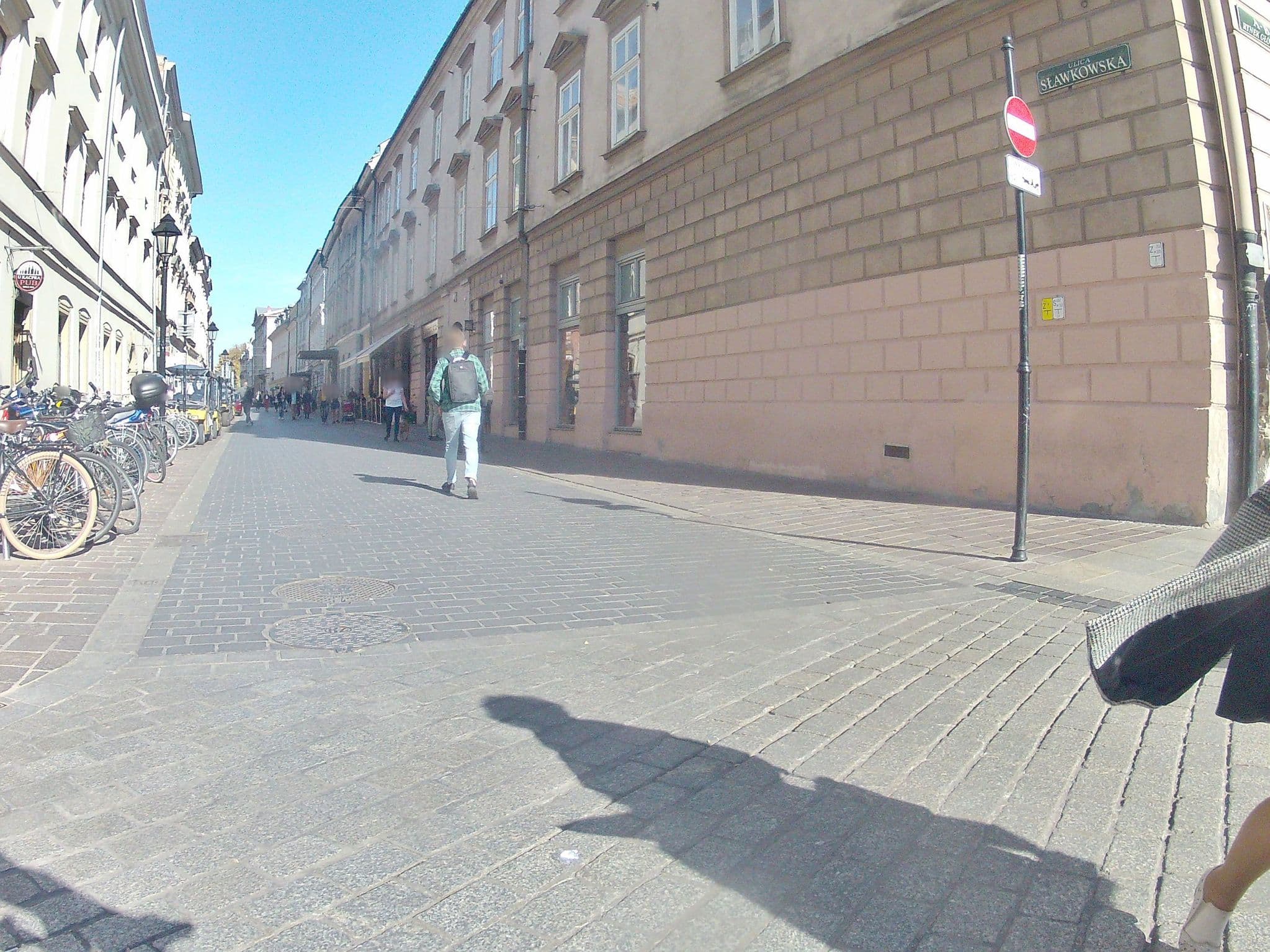 Street view near Old Town Square Bed & Breakfast, Kraków — © ekeshkekesh (CC BY-SA · Mapillary)