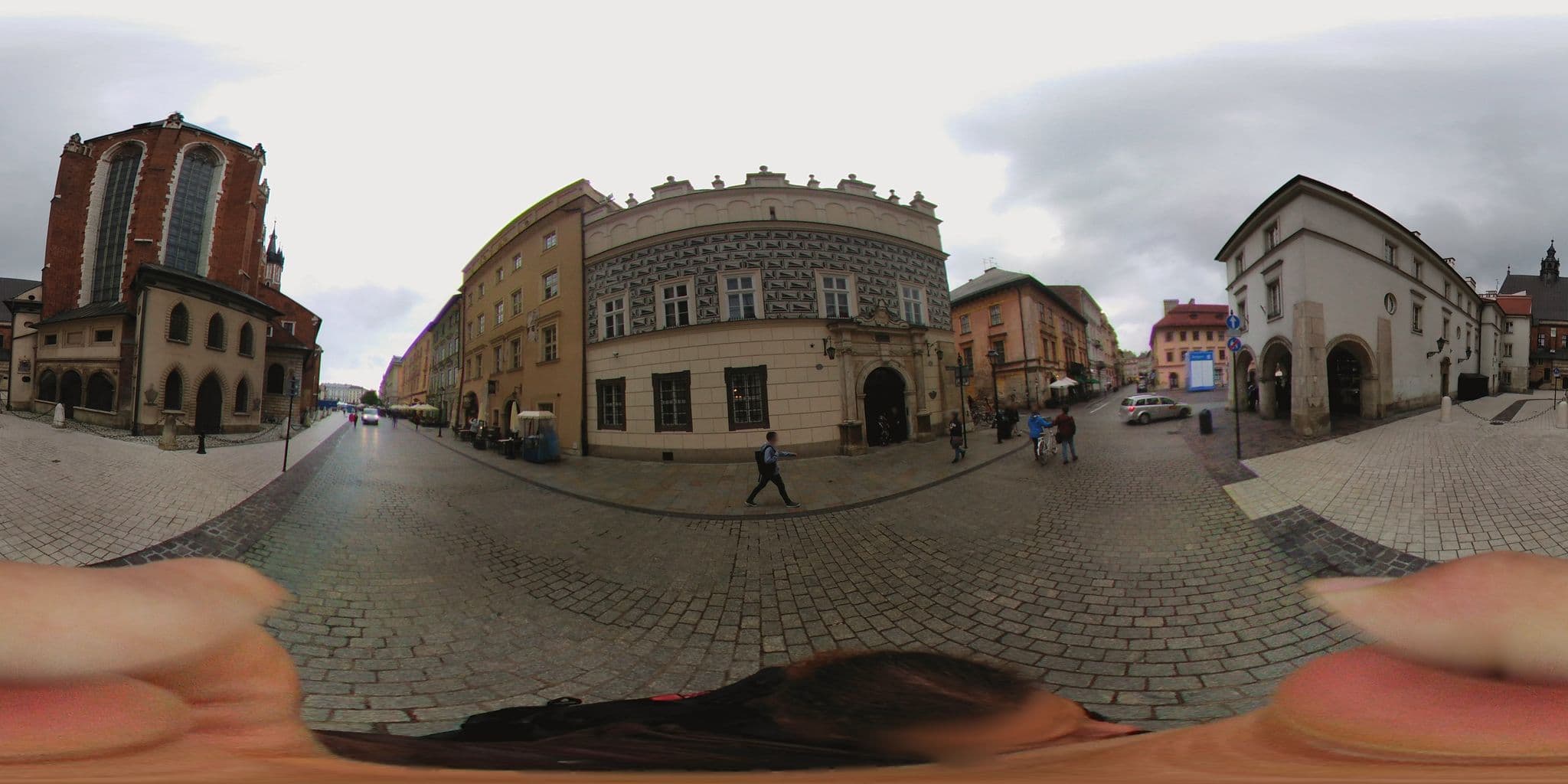Street view near Gardenhouse, Kraków — © thx (CC BY-SA · Mapillary)