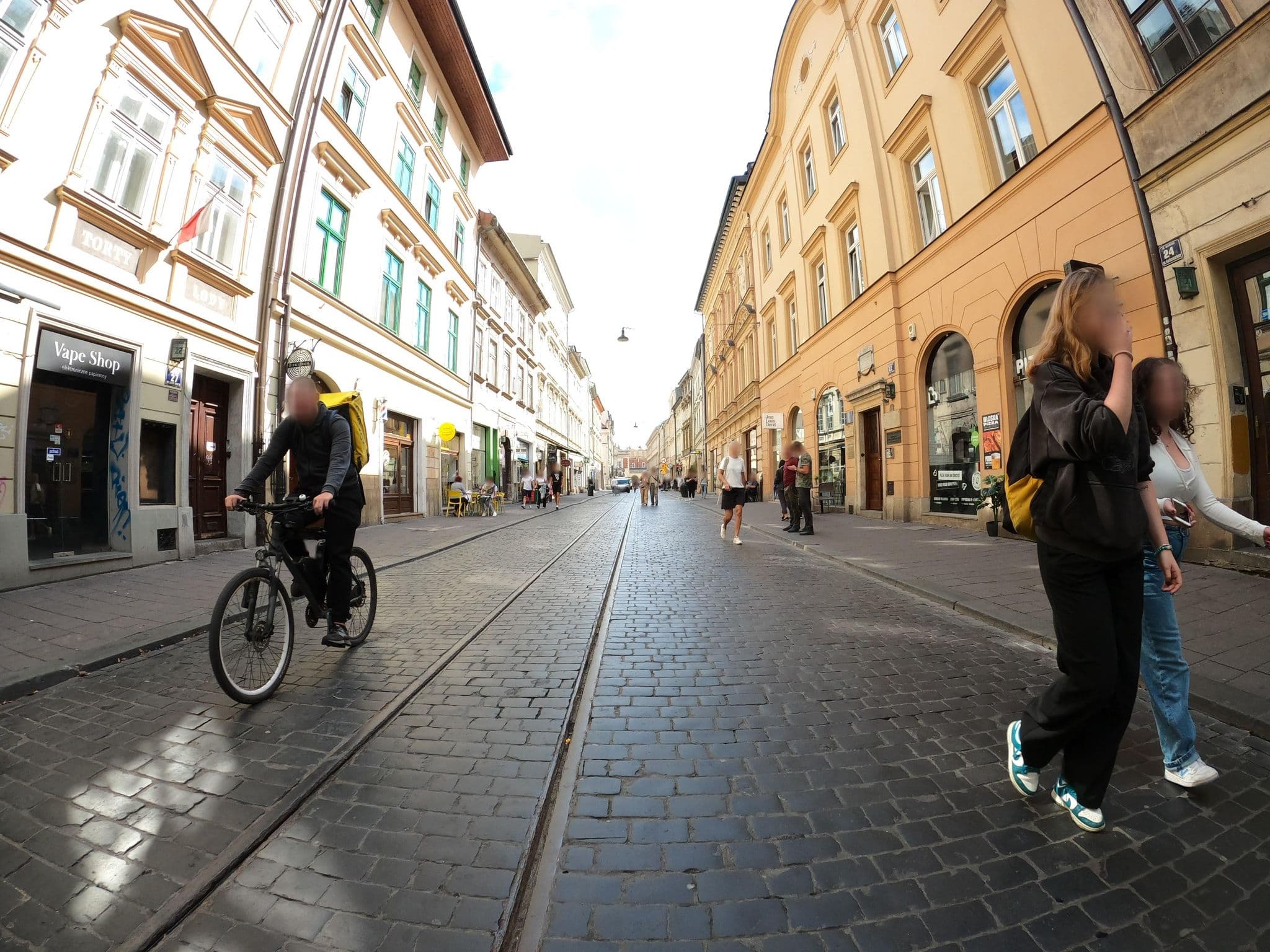 Street view near Old Town Apartment for 8, Kraków — © masterofnoroad (CC BY-SA · Mapillary)
