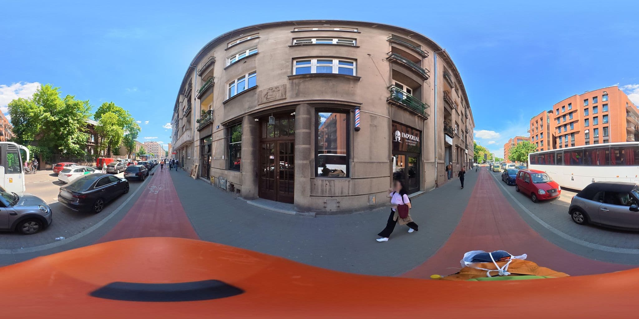 Street view near Finger, Kraków — © awizonosz (CC BY-SA · Mapillary)