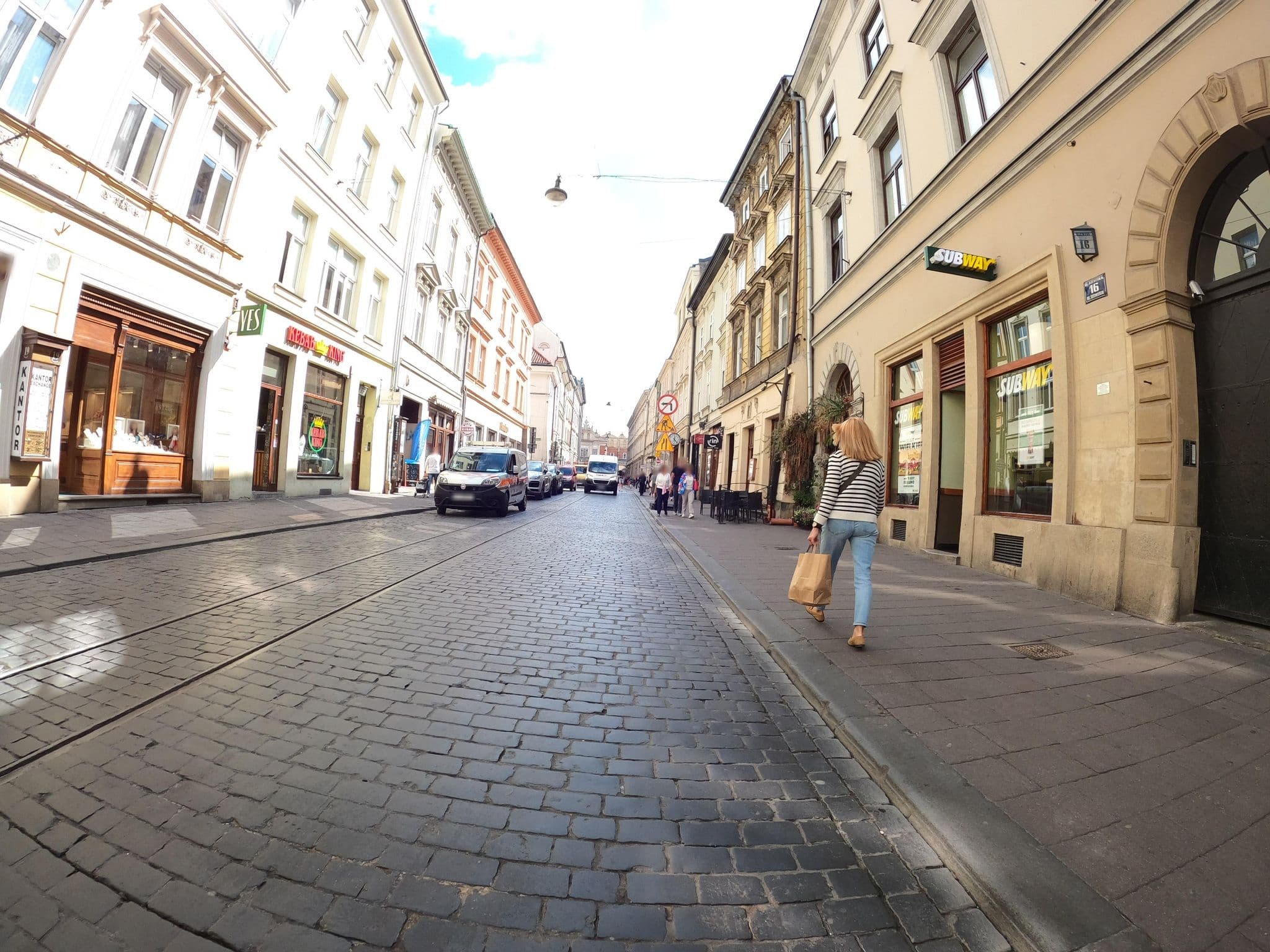 Street view near Golden Lion Hotel, Kraków — © masterofnoroad (CC BY-SA · Mapillary)