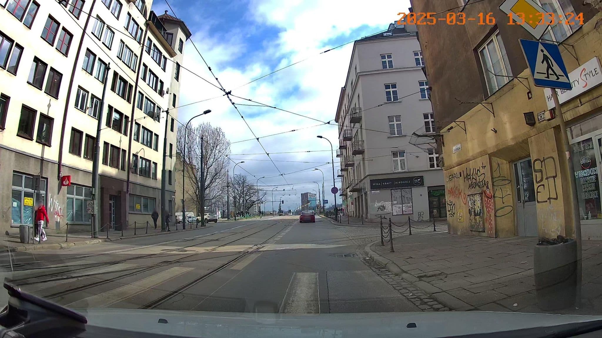 Street view near Modern Two Bedroom Apartment, Kraków — © jswk (CC BY-SA · Mapillary)