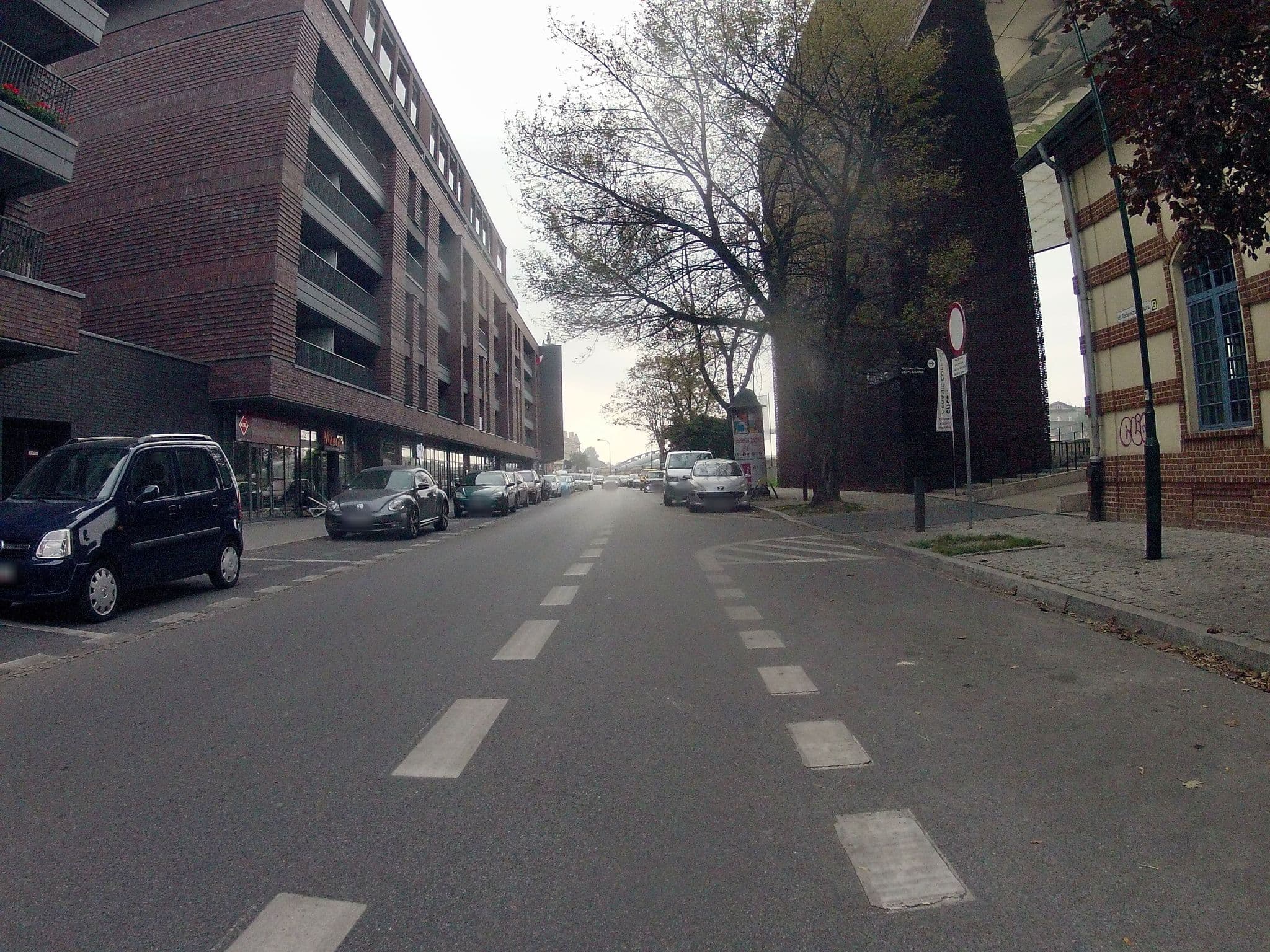 Street view near Studio Apartment Vistula River, Kraków — © ekeshkekesh (CC BY-SA · Mapillary)