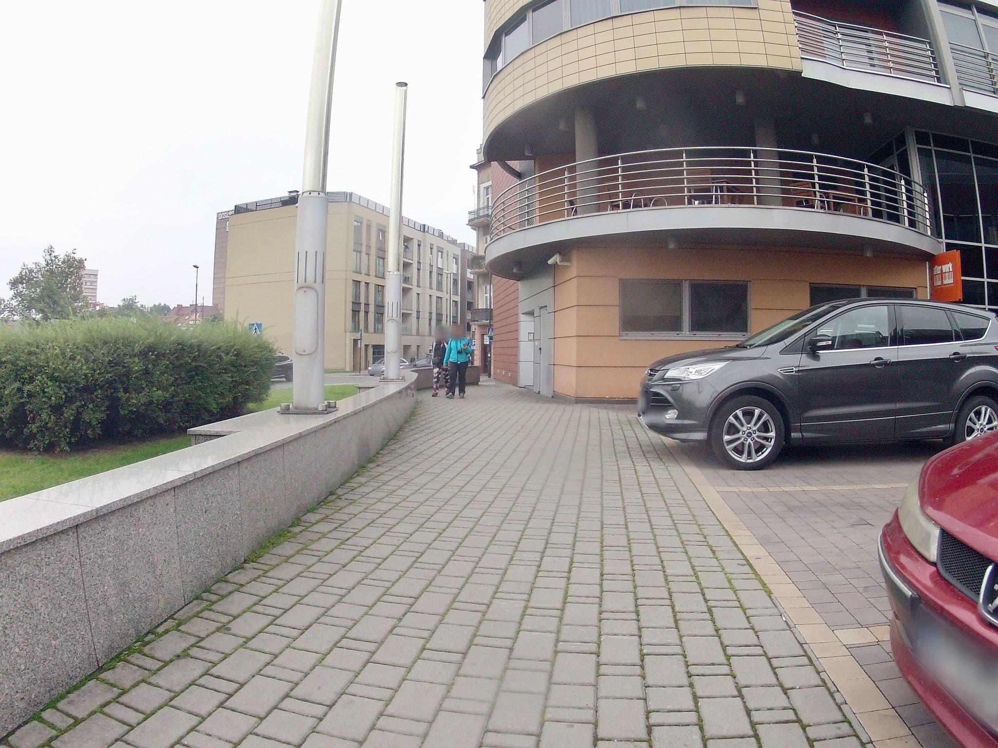 Street view near Qubus Hotel Kraków, Kraków — © ekeshkekesh (CC BY-SA · Mapillary)