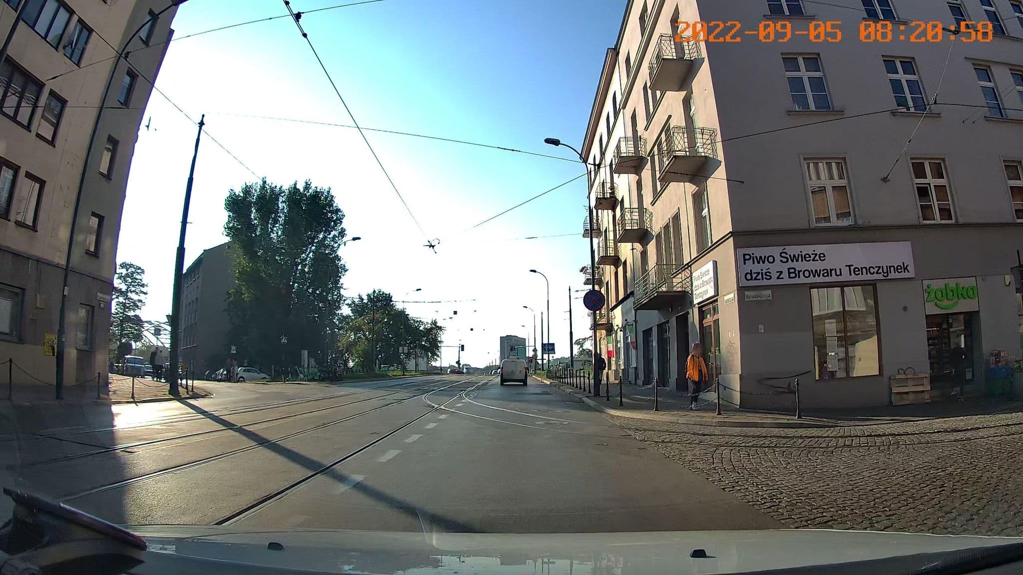 Street view near Wisła Apartment, Kraków — © jswk (CC BY-SA · Mapillary)