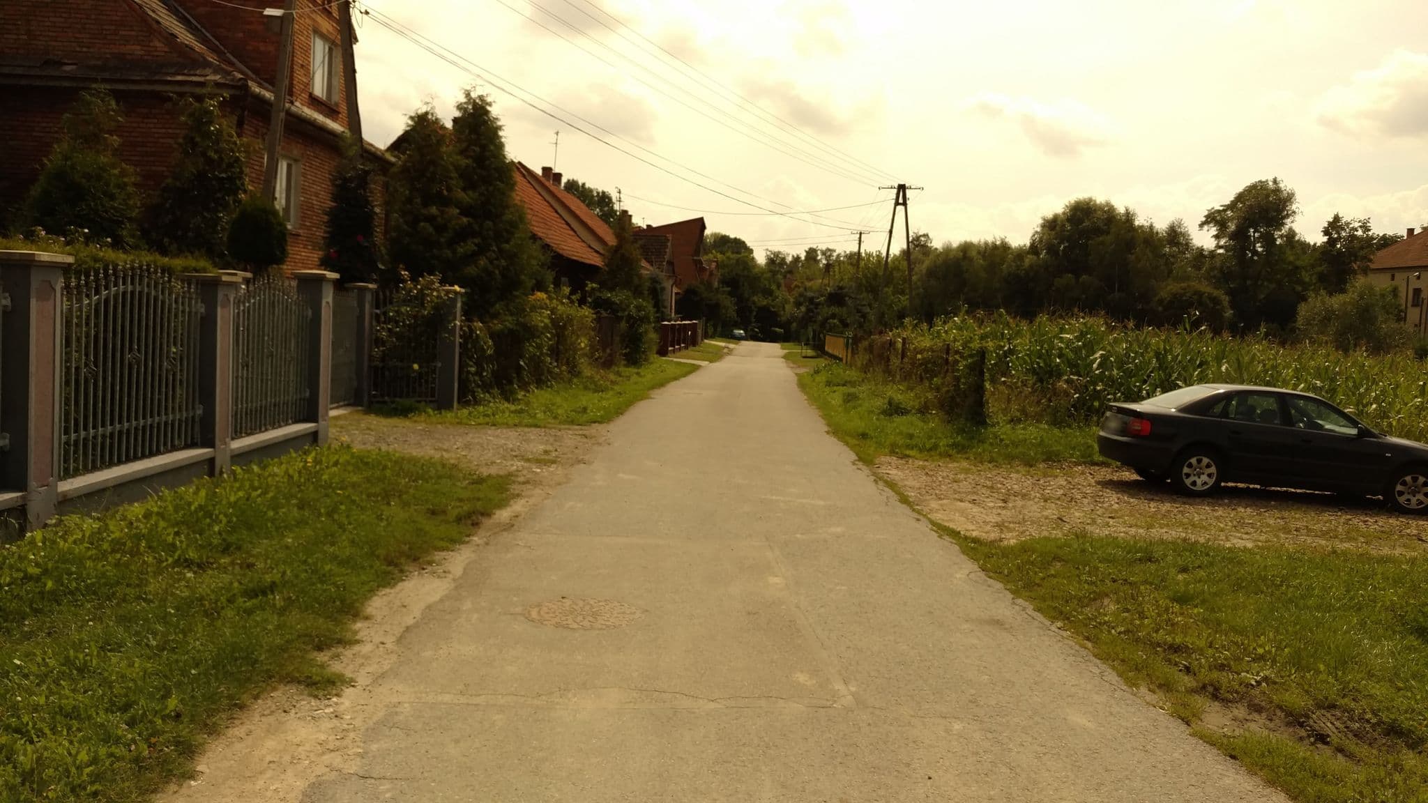 Street view near Kinkini, Zielonki — © krzyk (CC BY-SA · Mapillary)