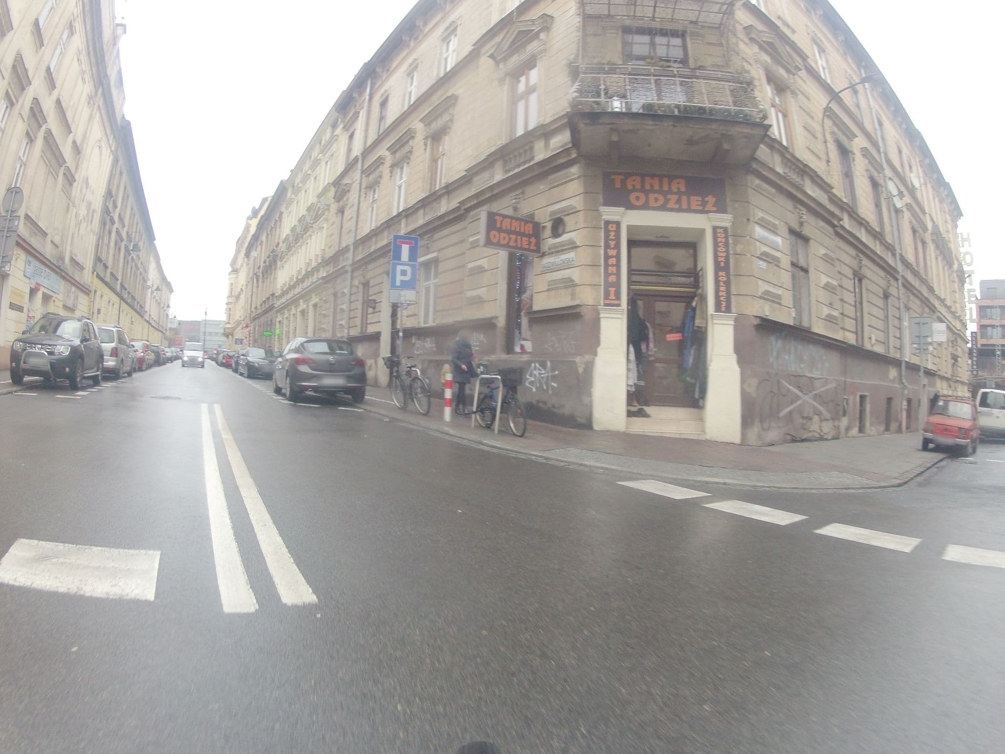 Street view near Apartament Astoria - noclegi w Krakowie, Kraków — © ekeshkekesh (CC BY-SA · Mapillary)