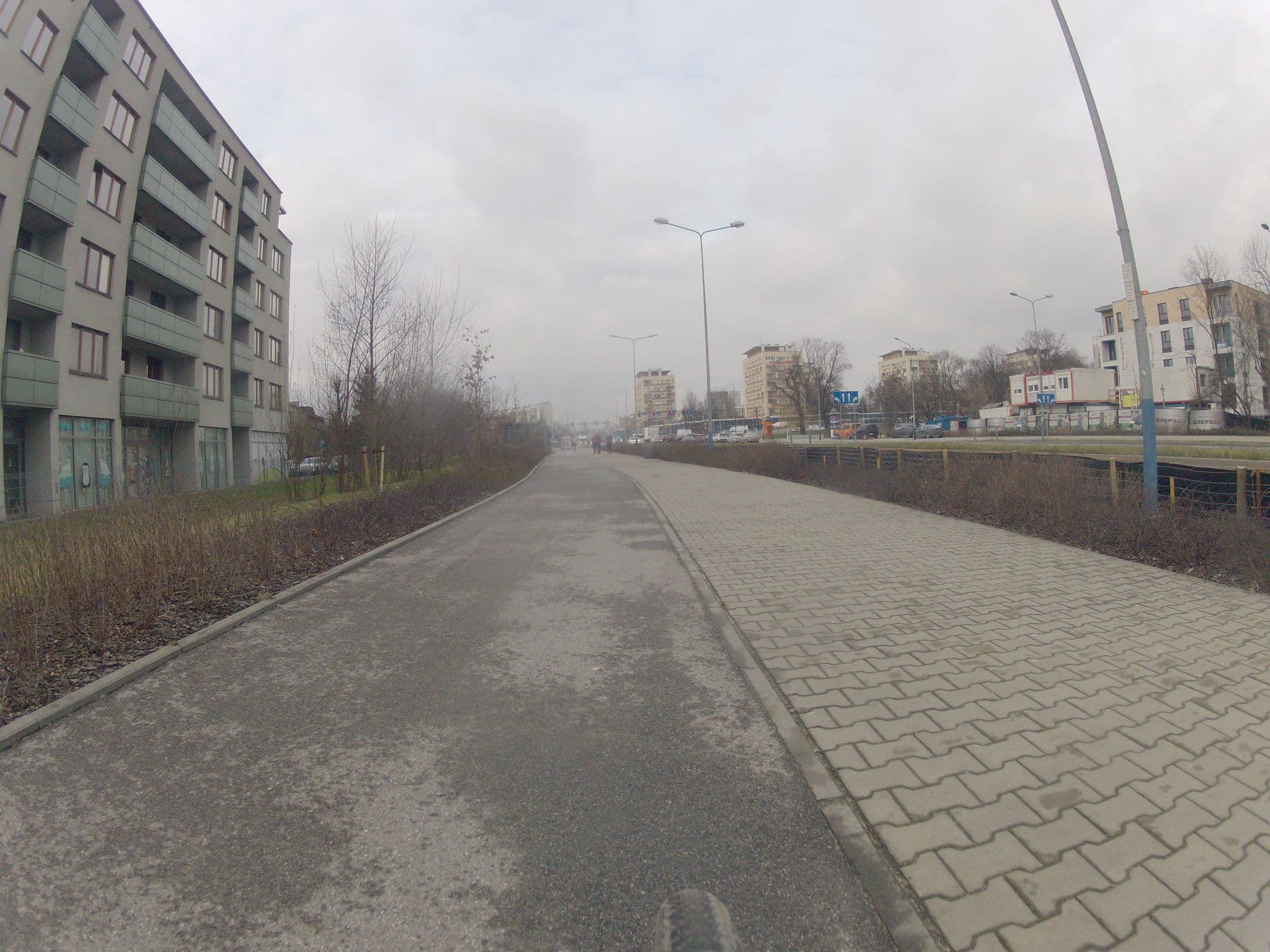 Street view near Close To Centre & Arena, Grzegórzki — © ekeshkekesh (CC BY-SA · Mapillary)