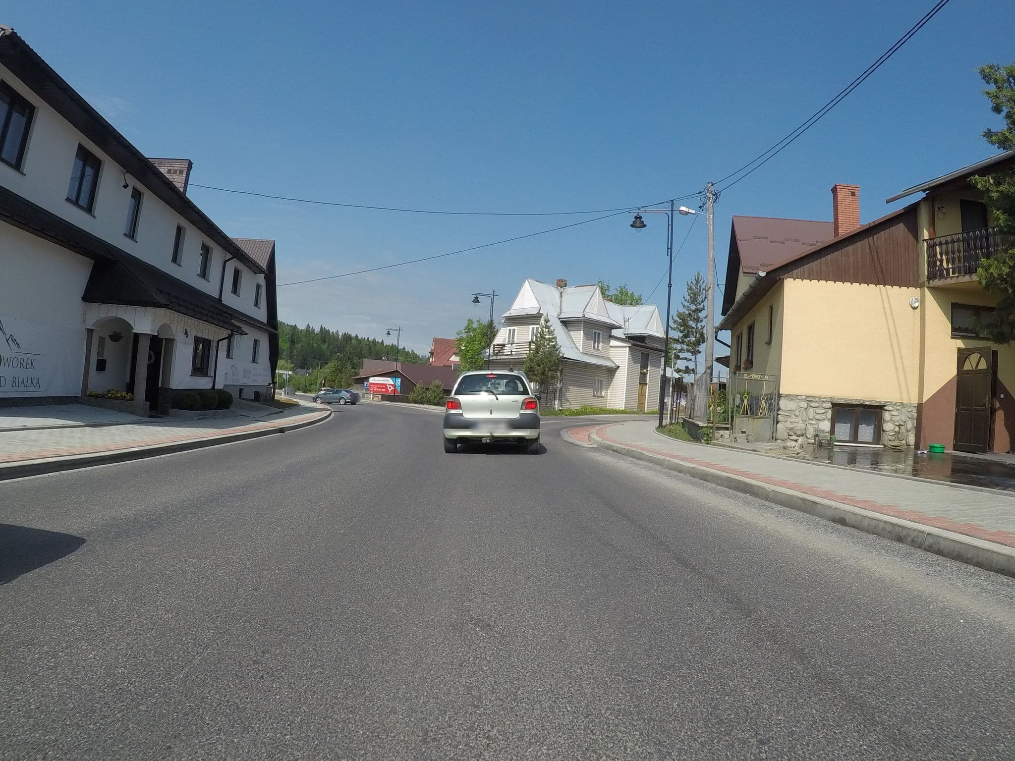 Street view near Pokoje "U Jantoska", Czarna Góra — © chrisbeddow (CC BY-SA · Mapillary)