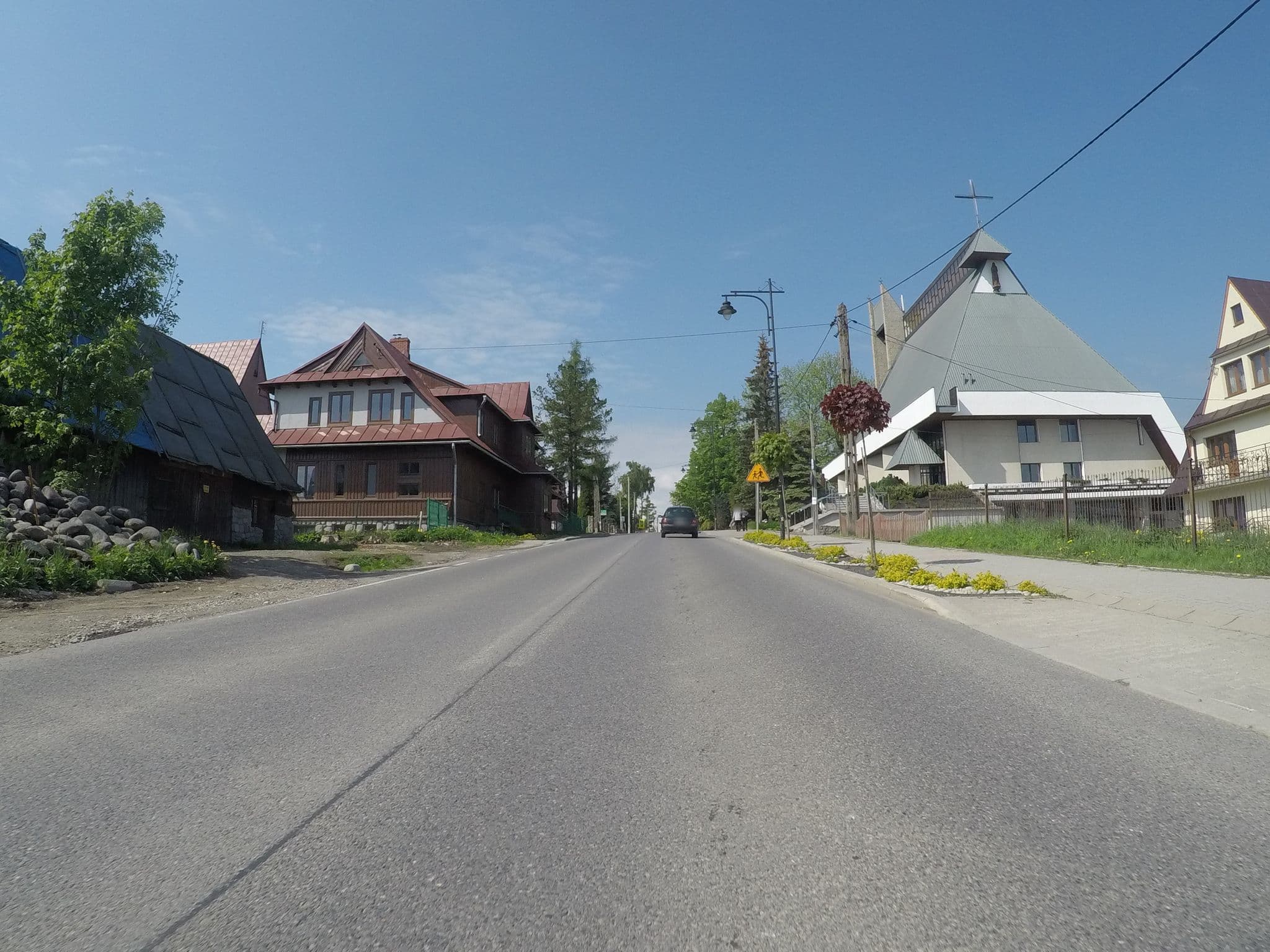 Street view near Bukowska Jolanta Wynajem Pokoi, Bukowina Tatrzańska — © chrisbeddow (CC BY-SA · Mapillary)