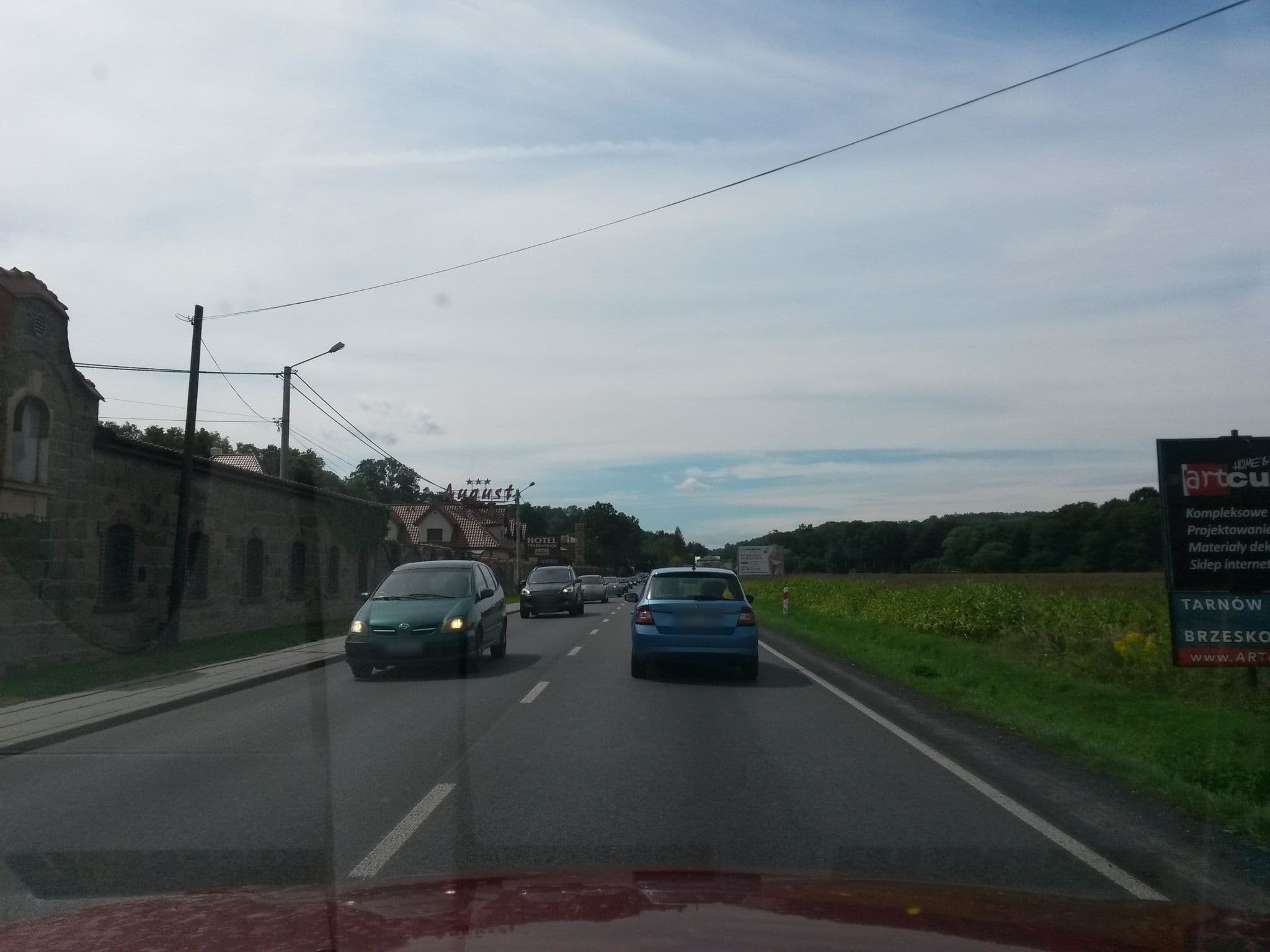 Street view near August. Hotel, restauracja. Augustyn D., Brzesko — © pavolg (CC BY-SA · Mapillary)