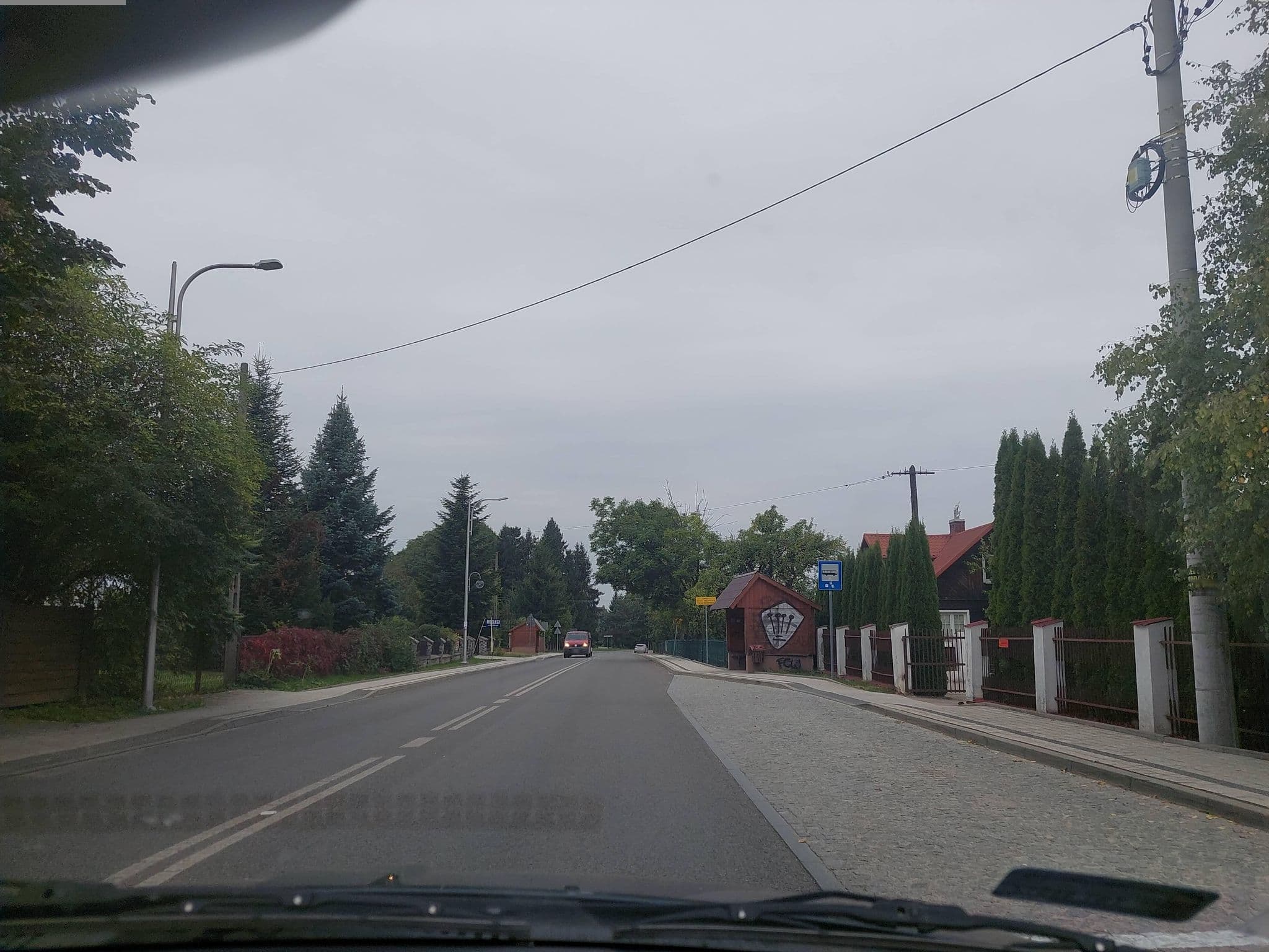 Street view near "Baba Jaga" Zajazd Helena i Adam Rusieccy, Bodzentyn — © Awoobis (CC BY-SA · Mapillary)