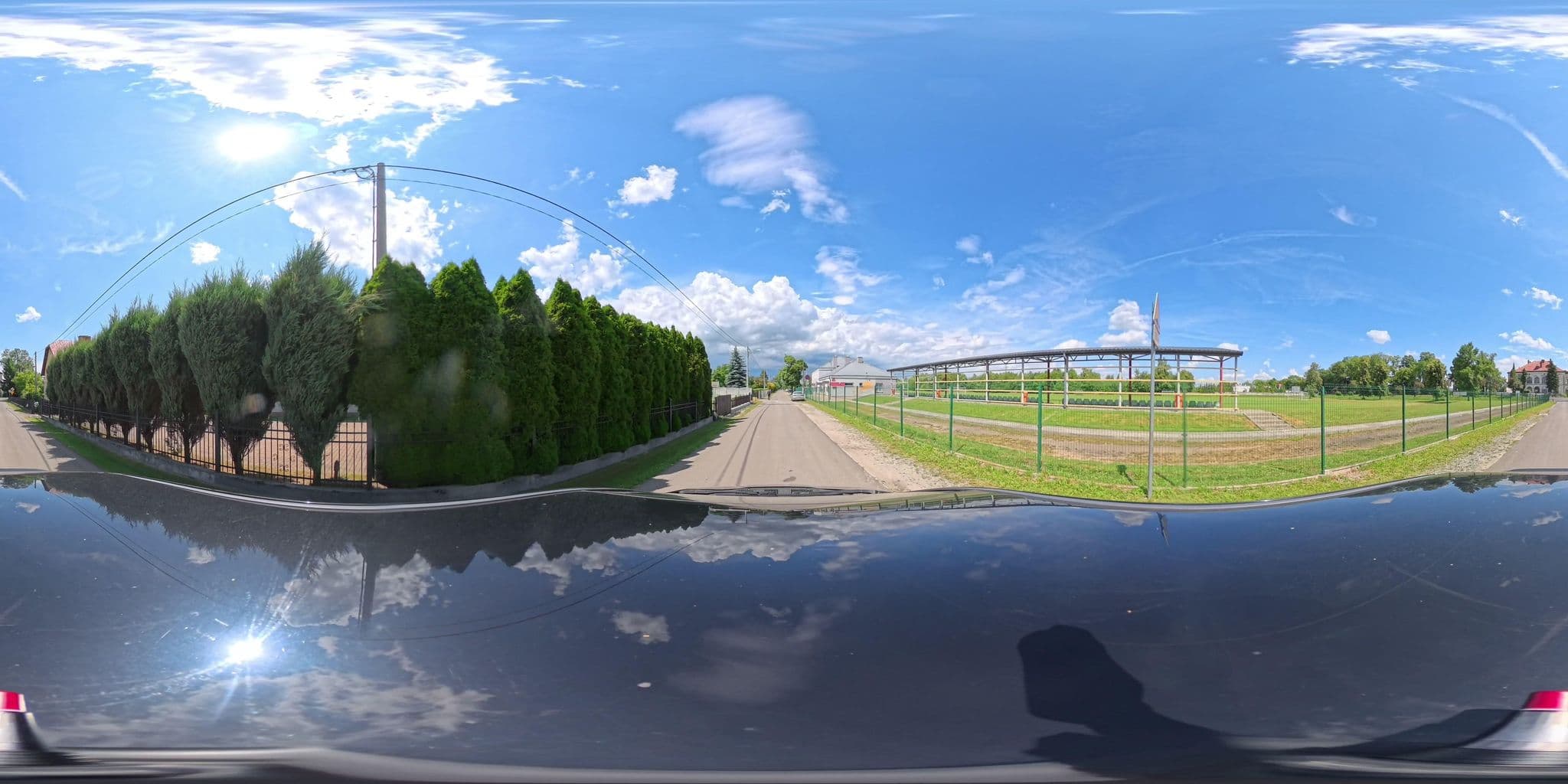 Street view near Łącki Andrzej - Usługi Hotelarskie - Hotelik i Restauracja, Jasło — © David177 (CC BY-SA · Mapillary)
