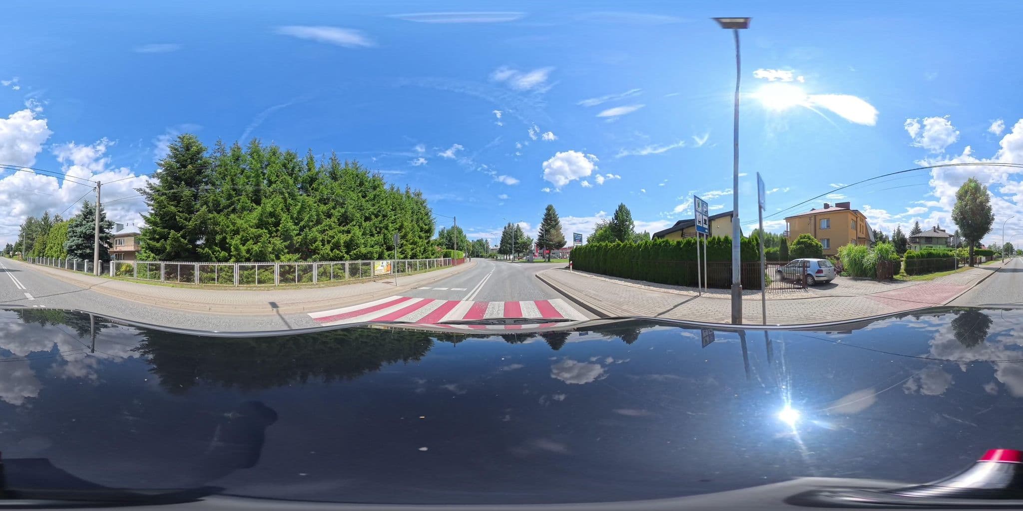 Street view near Hotel Małopolska, Jasło — © David177 (CC BY-SA · Mapillary)