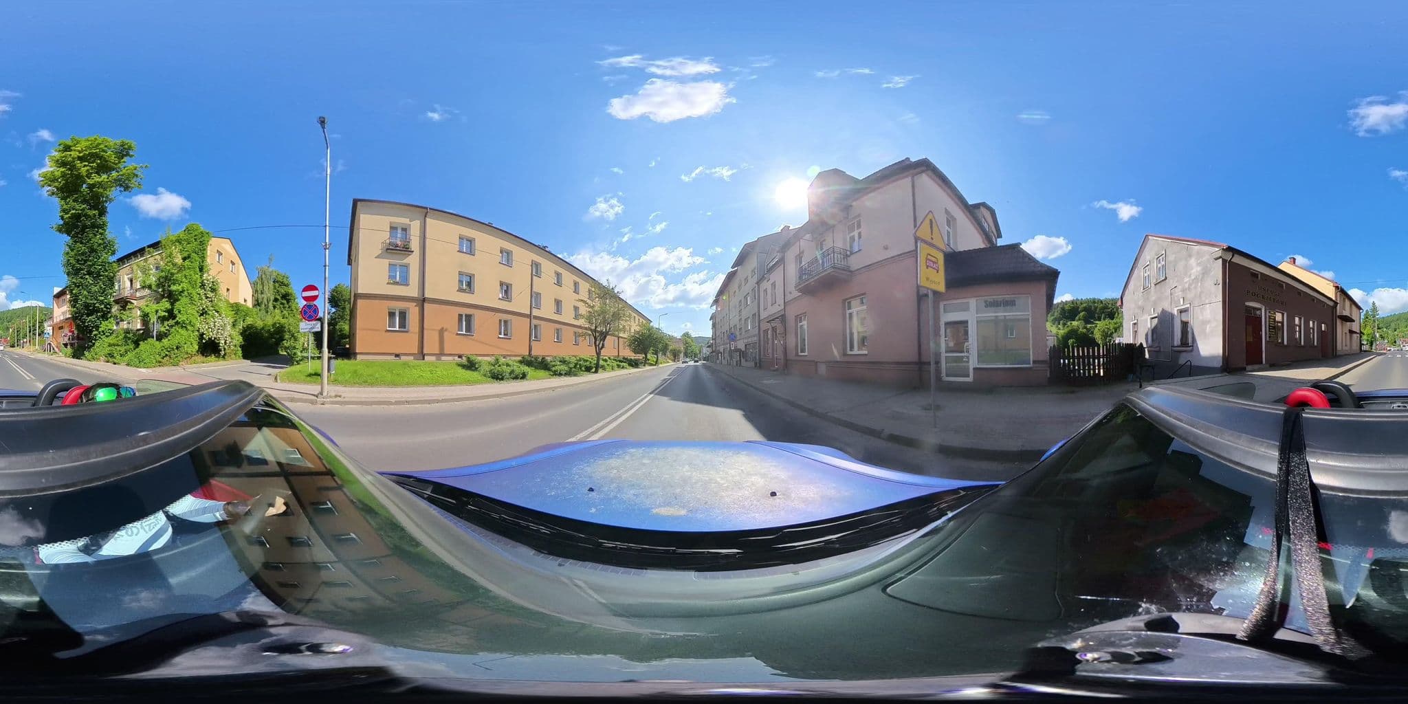 Street view near Apartamenty Eden, Ustrzyki Dolne — © m1k0 (CC BY-SA · Mapillary)