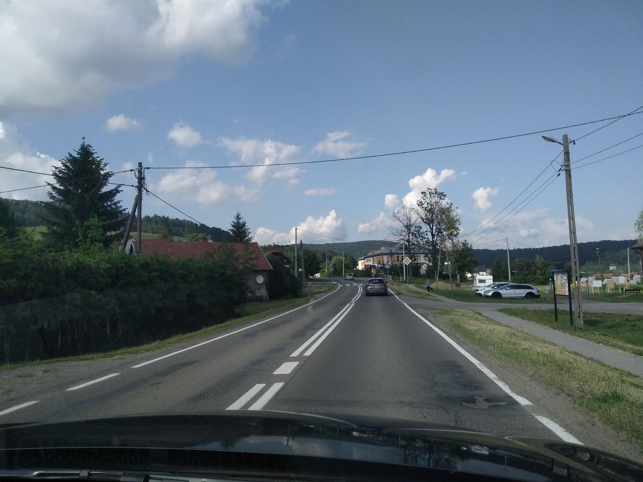 Street view near Całoroczne Domki Aga, Lesko — © czecko (CC BY-SA · Mapillary)
