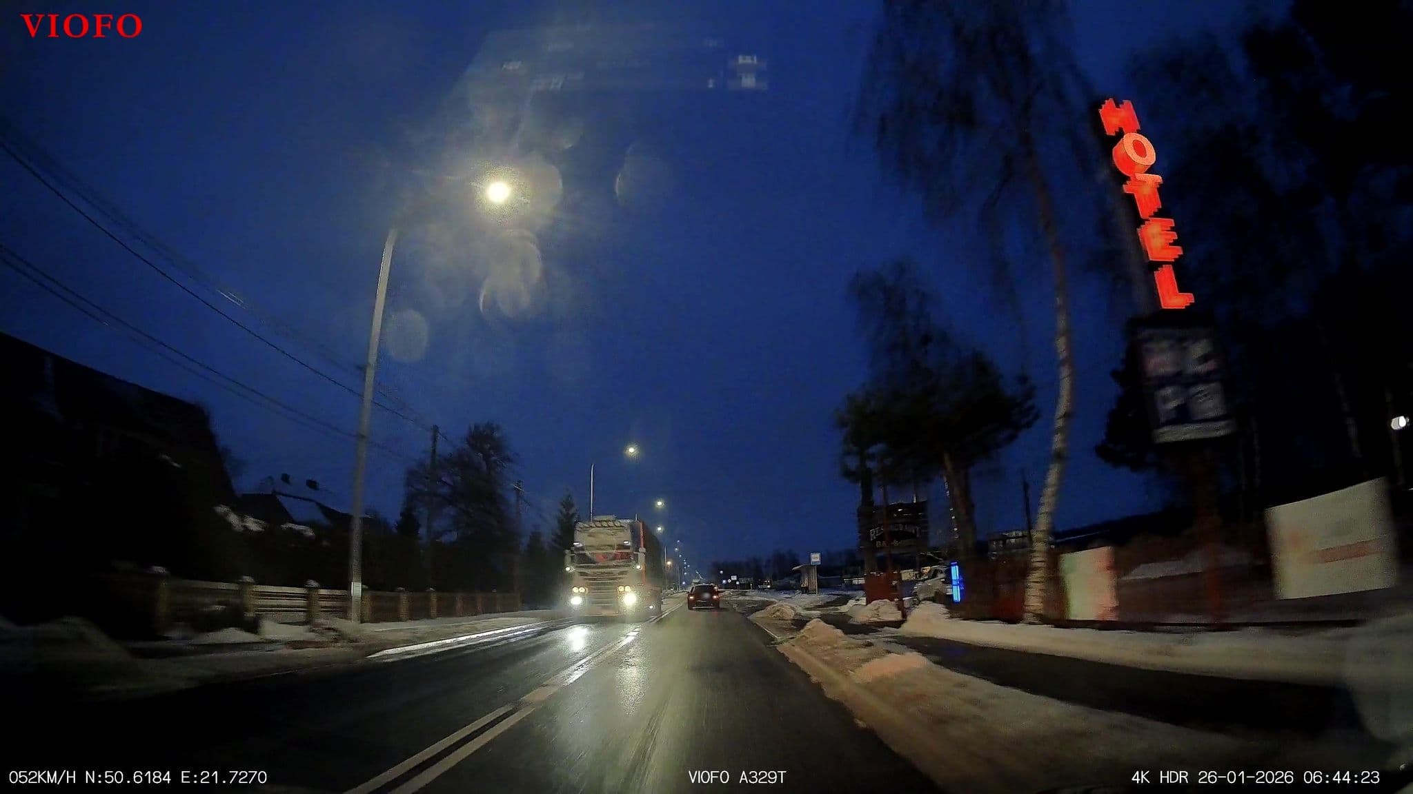 Street view near Hotel & Restauracja Arka, Sokolniki — © Kaczor (CC BY-SA · Mapillary)