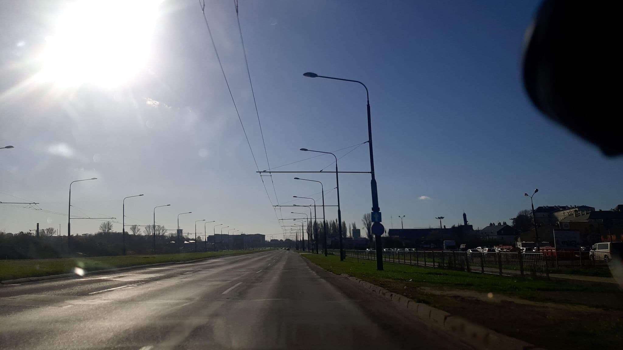 Street view near Hotel Restauracja Focus, Lublin — © GiulianoMarcocelli (CC BY-SA · Mapillary)