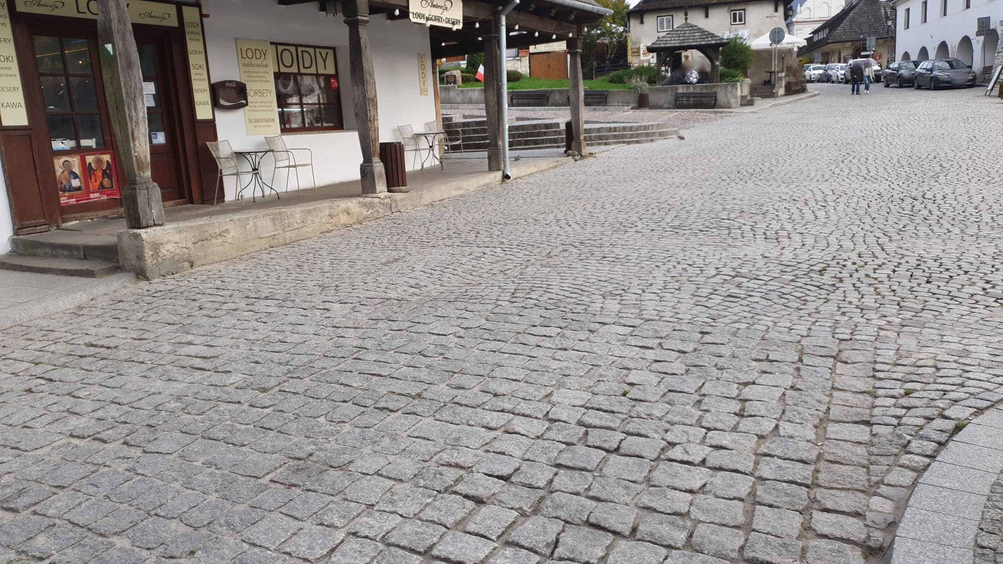 Street view near Apartament Dom Kifnera, Kazimierz Dolny — © grobin (CC BY-SA · Mapillary)