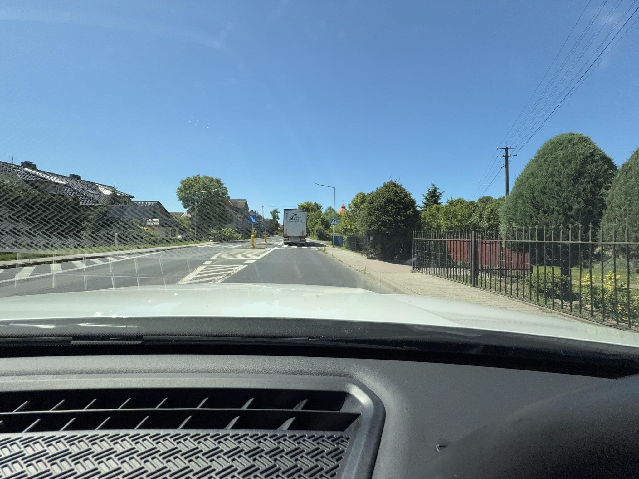 Street view near Wspólnota Mieszkaniowa ul.Lesinki 4 Łagów 66-615 Dąbie, Czerwieńsk — © grada (CC BY-SA · Mapillary)