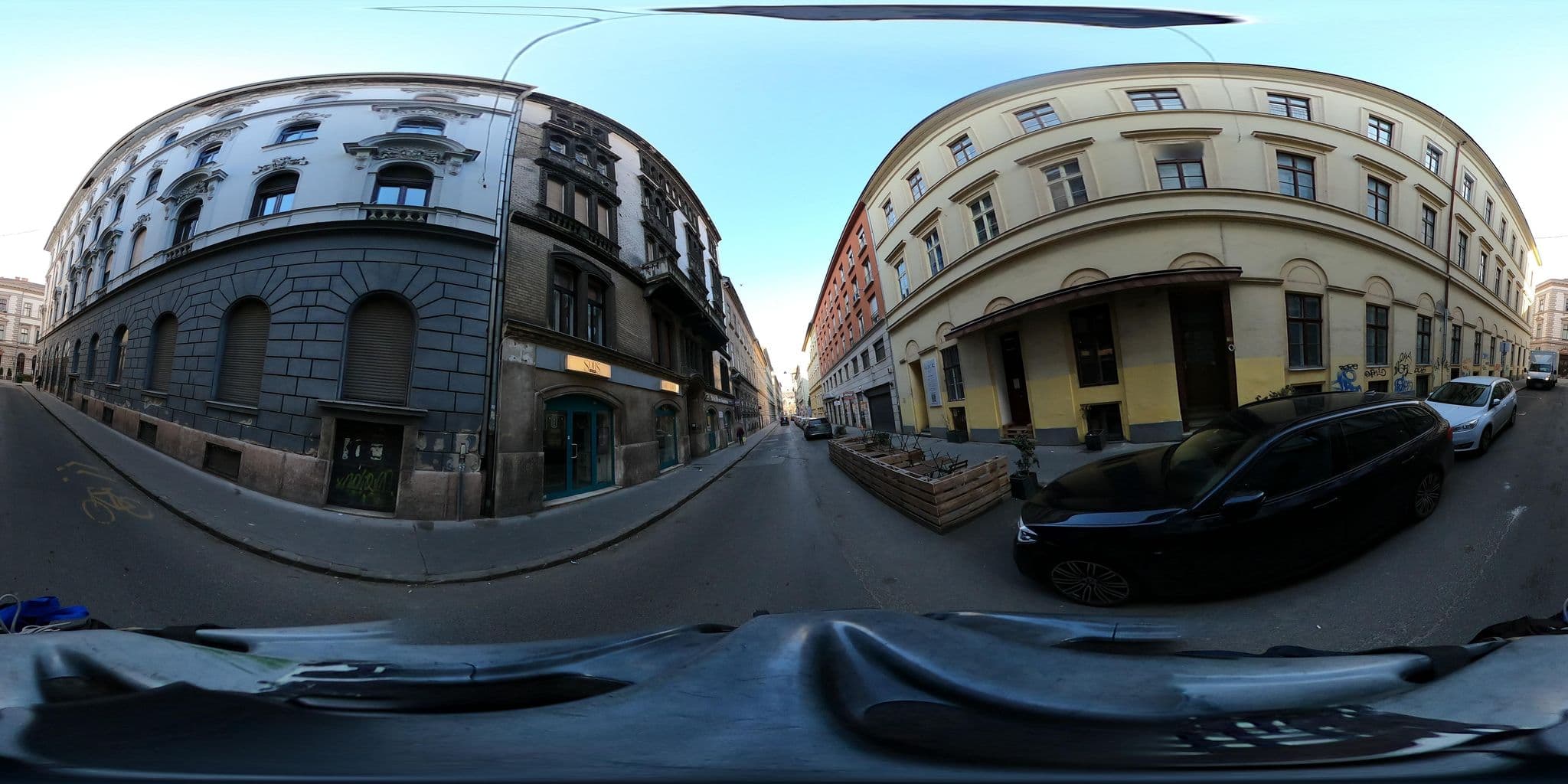 Street view near Erkel Apartment, Belső-Ferencváros — © grozsa11 (CC BY-SA · Mapillary)