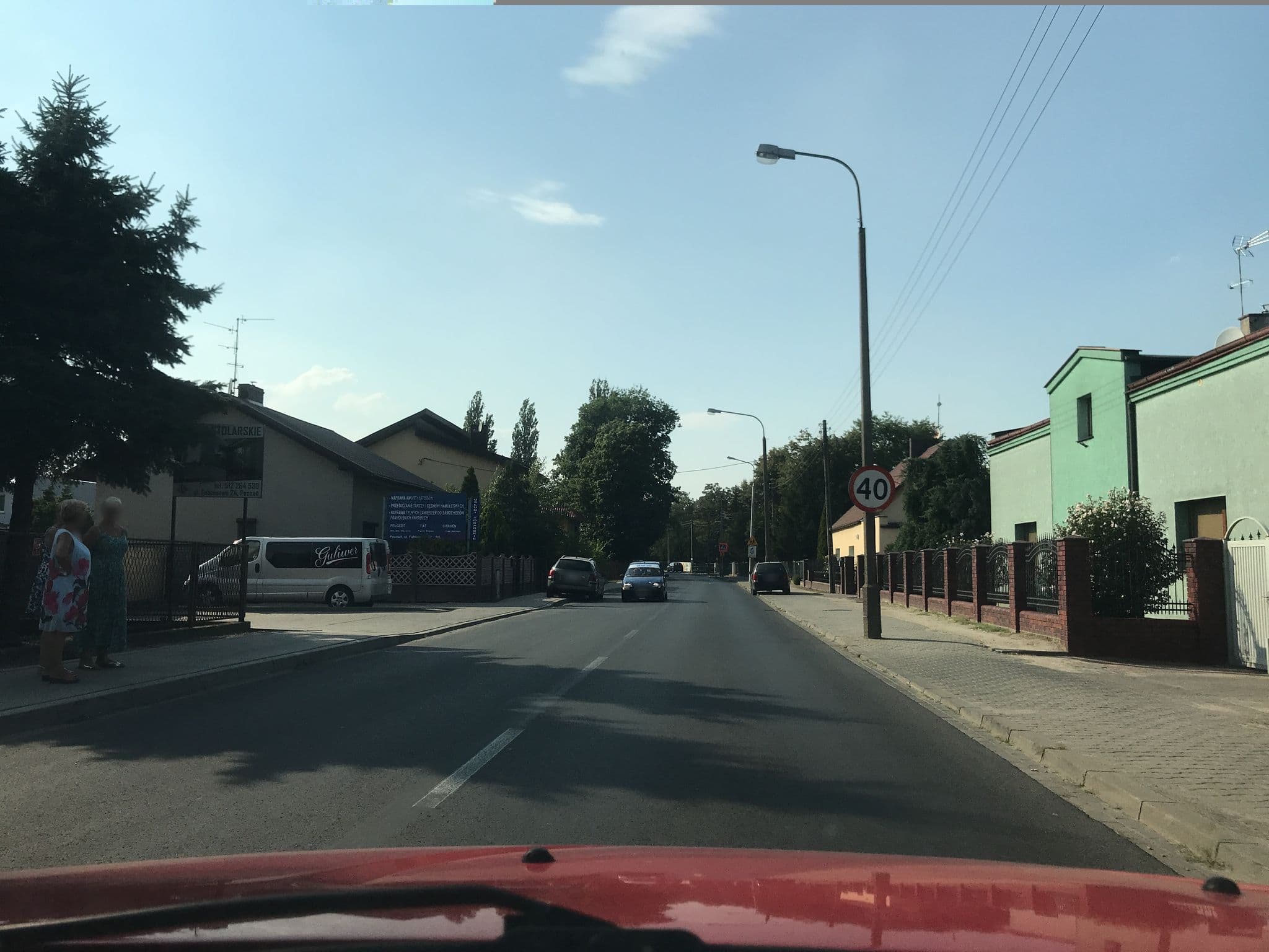 Street view near Restauracja Apartamenty Za Murem, Plewiska — © igi (CC BY-SA · Mapillary)