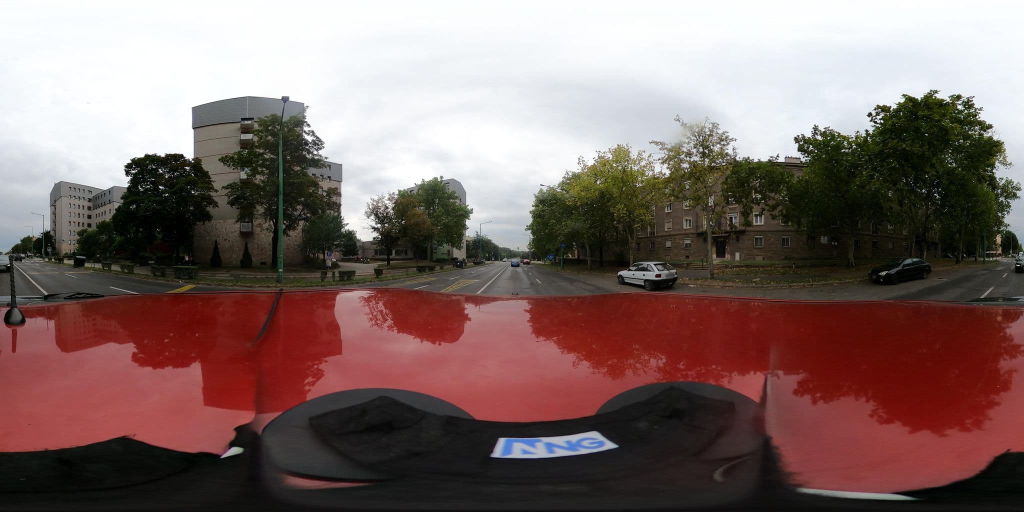 Street view near Hotel Kerpely, Dunaújváros — © osminng (CC BY-SA · Mapillary)