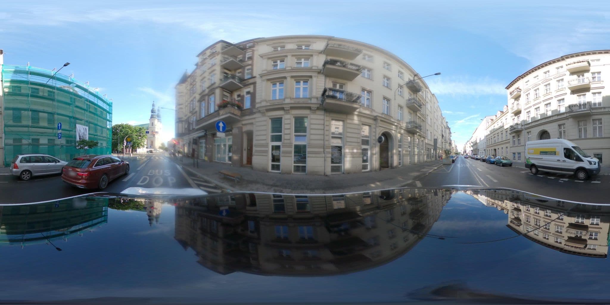 Street view near Czar Garbar, Poznań — © Fixtor (CC BY-SA · Mapillary)