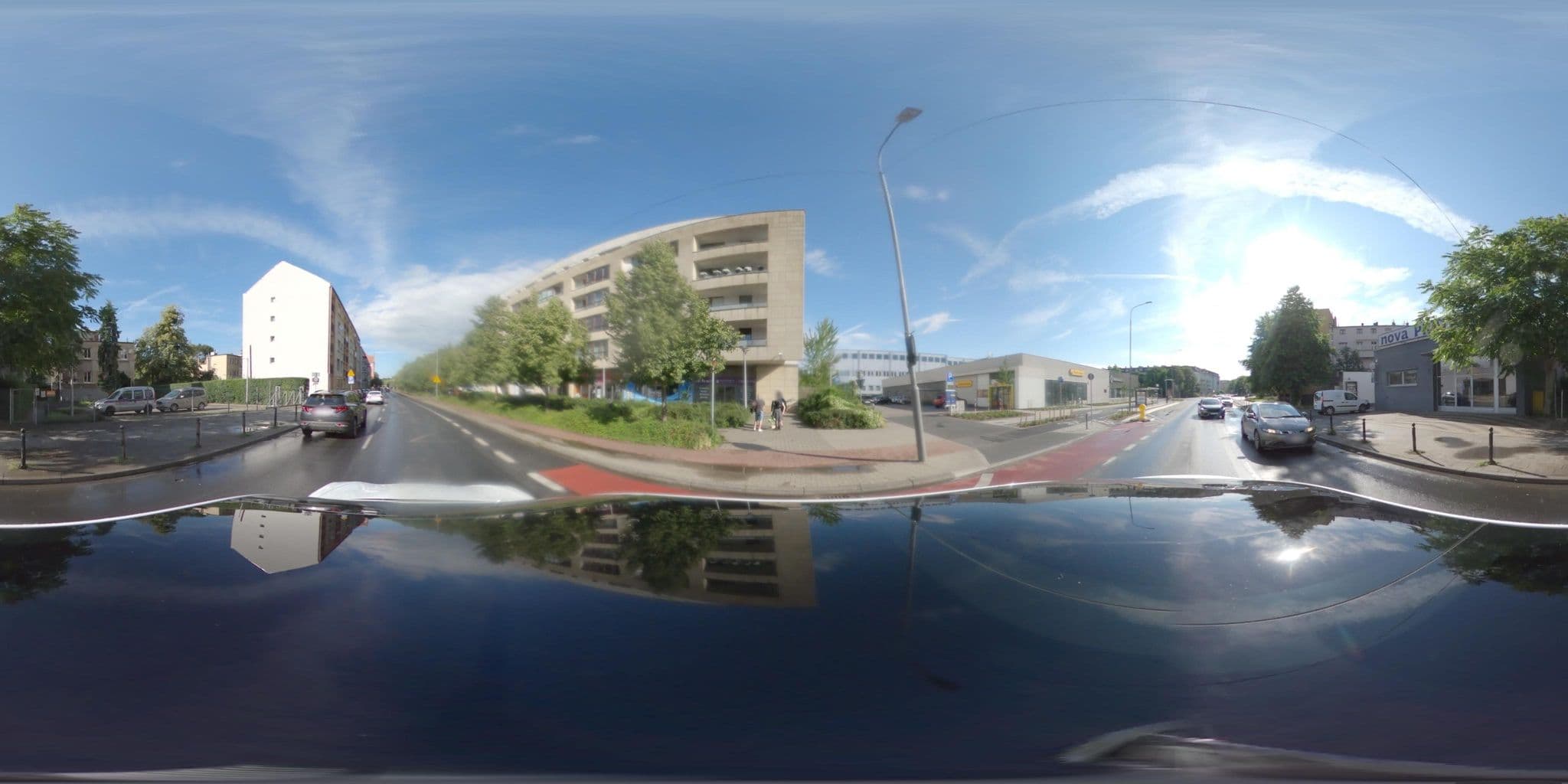 Street view near Apartament Galileo, Poznań — © Fixtor (CC BY-SA · Mapillary)