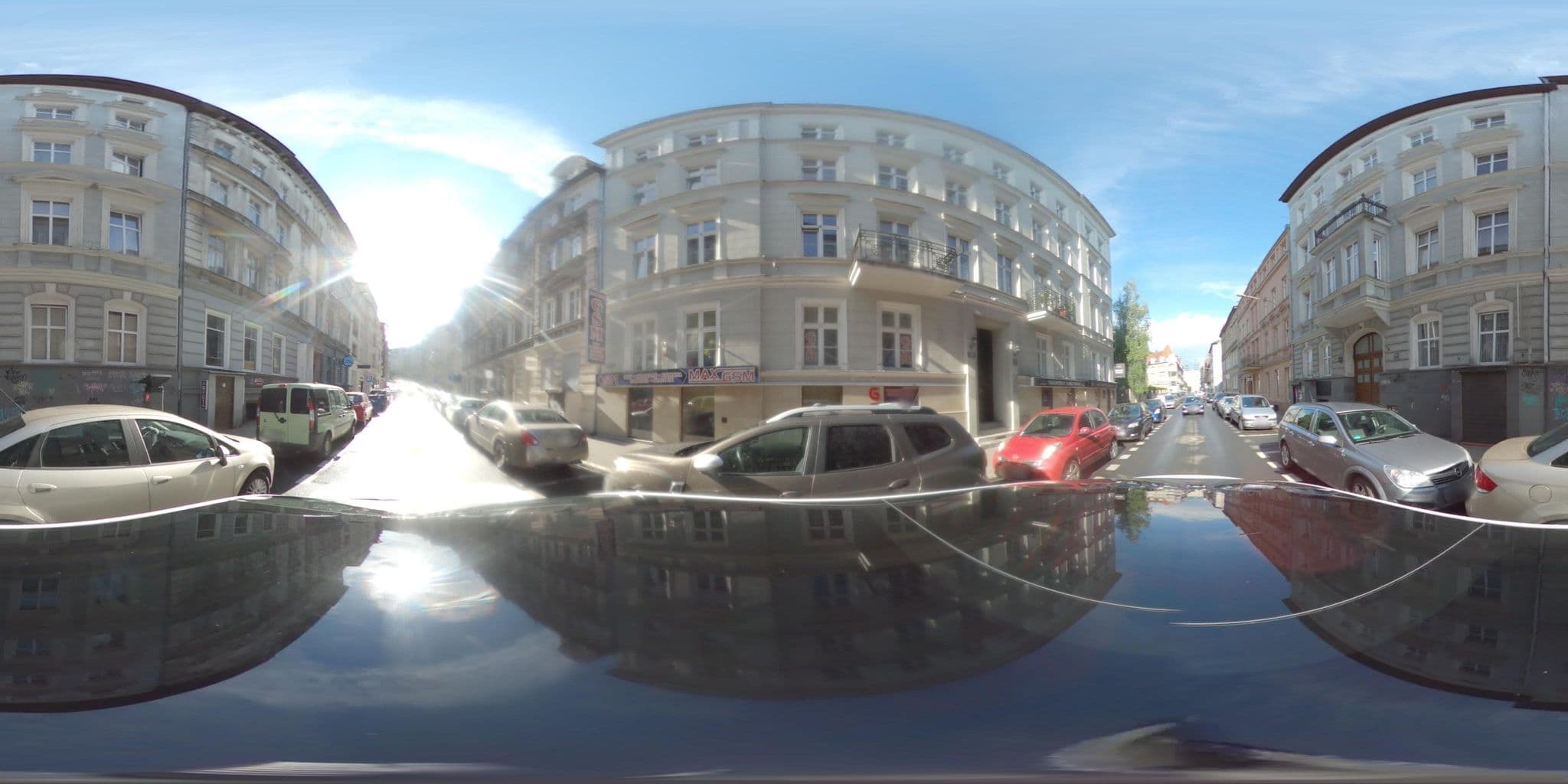 Street view near Ms Apartamenty - D Uga, Poznań — © Fixtor (CC BY-SA · Mapillary)