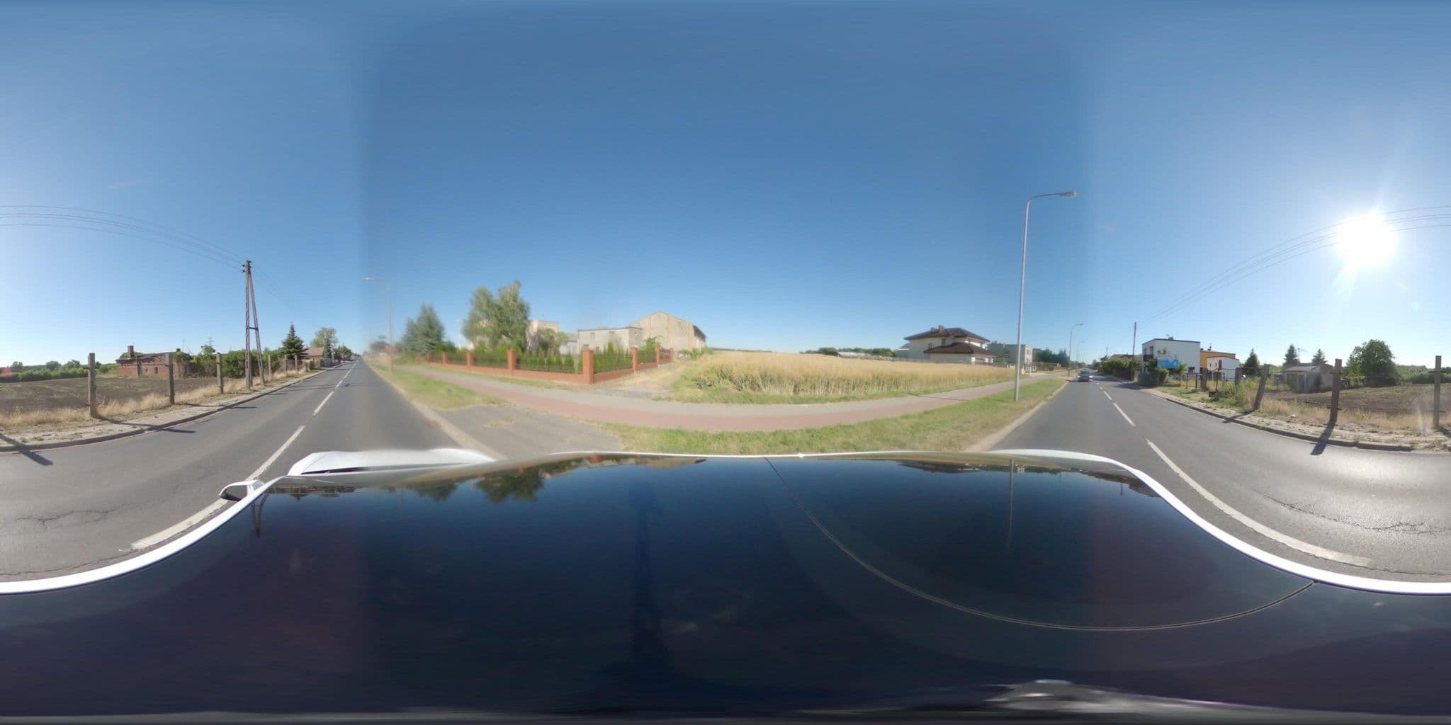 Street view near Złoty Kłos - Gospodarstwo Agroturystyczne, Noclegi, Usługi Hotelowe, Luboń — © Fixtor (CC BY-SA · Mapillary)