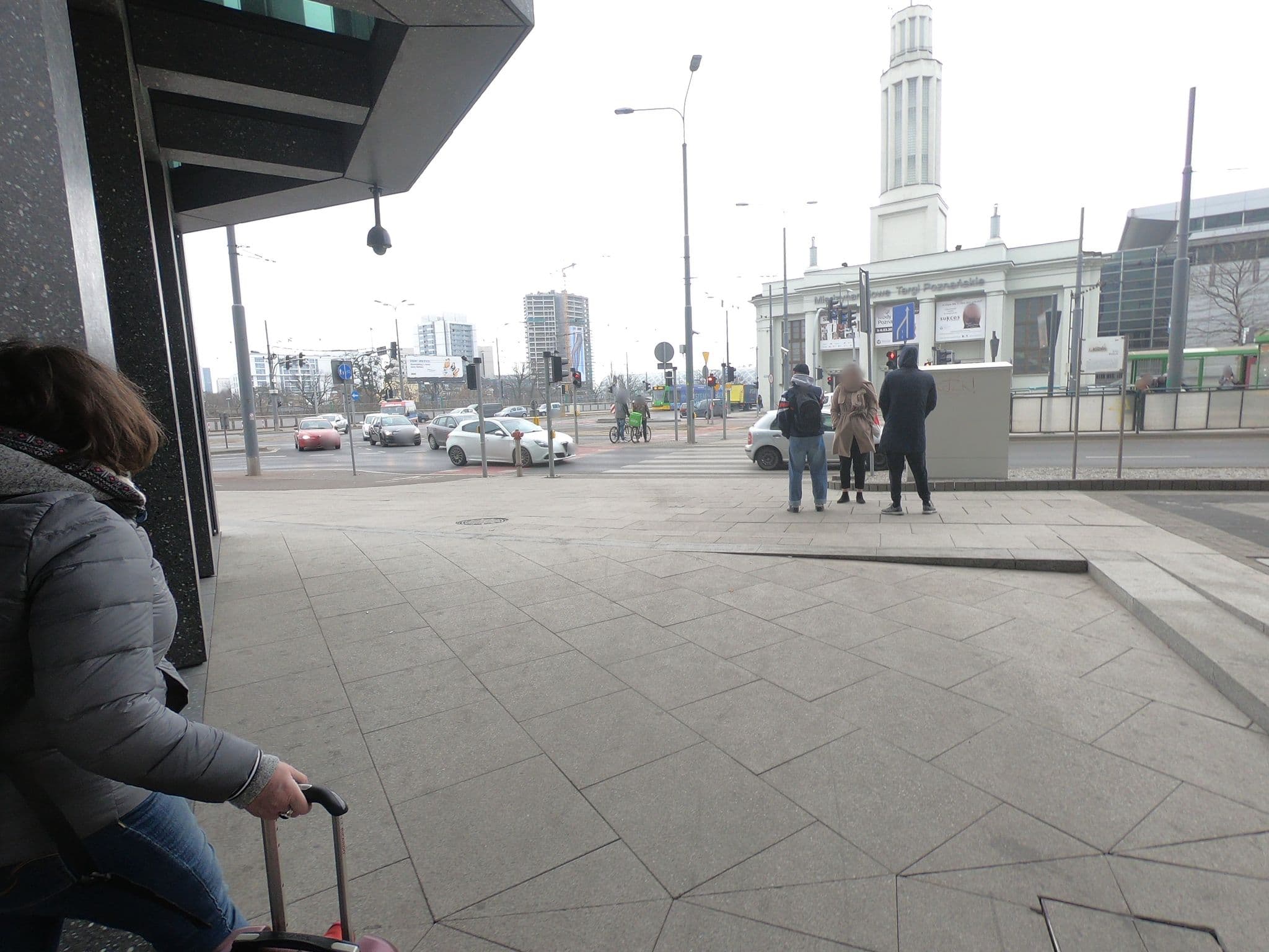 Street view near Sheraton Poznan Hotel, Poznań — © chuck (CC BY-SA · Mapillary)