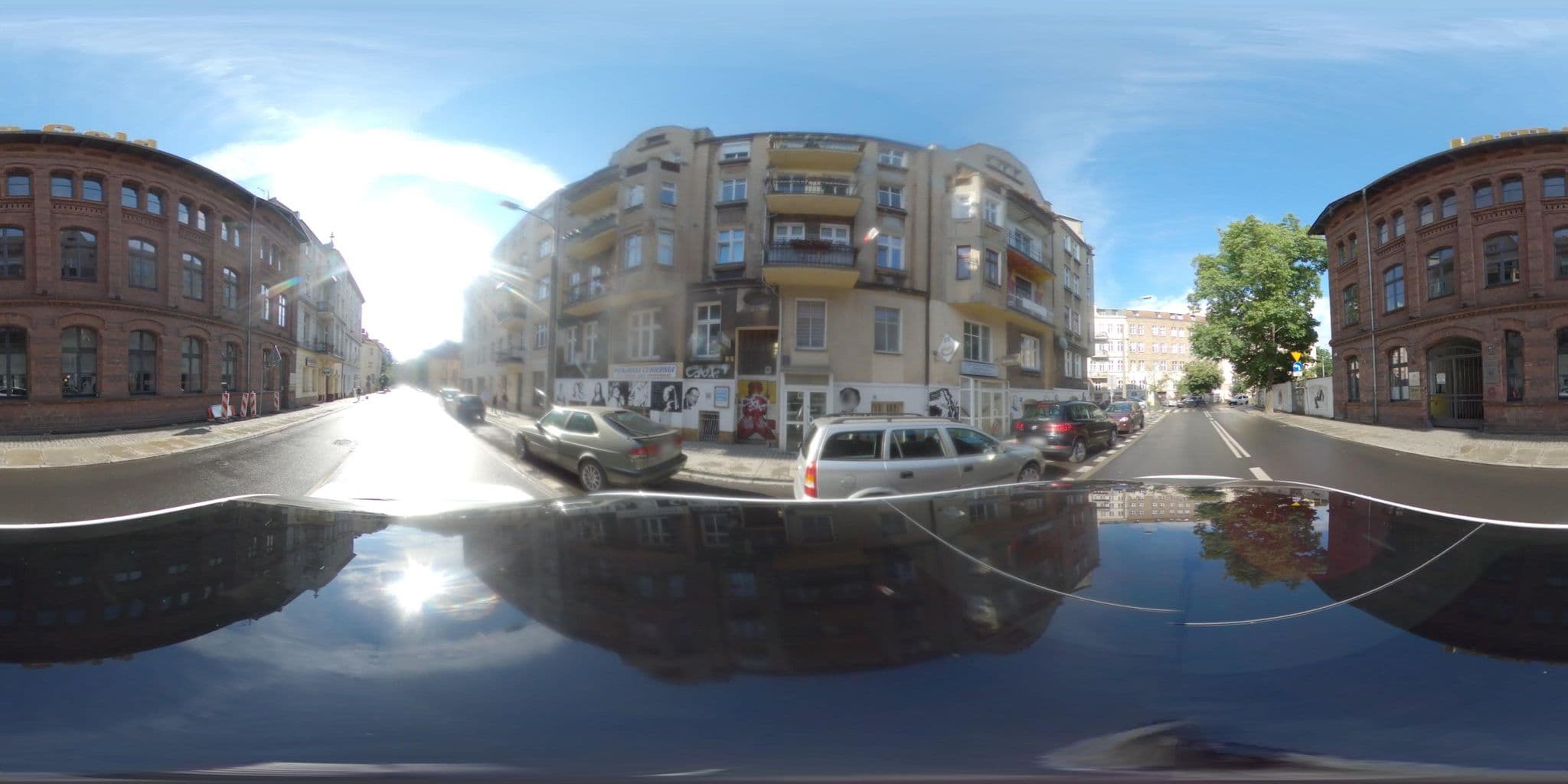 Street view near City Guest House, Poznań — © Fixtor (CC BY-SA · Mapillary)