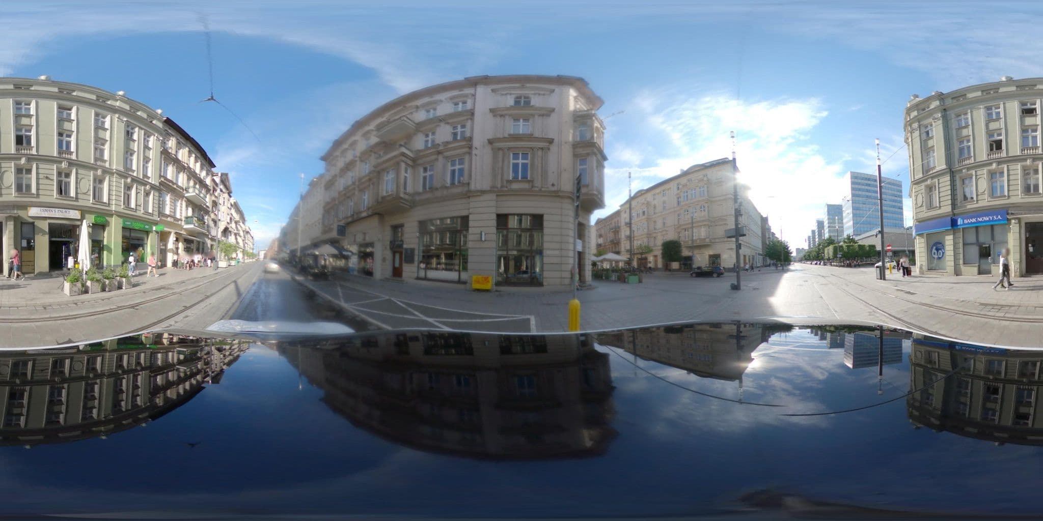 Street view near Serenity Friendly Apartments, Poznań — © Fixtor (CC BY-SA · Mapillary)